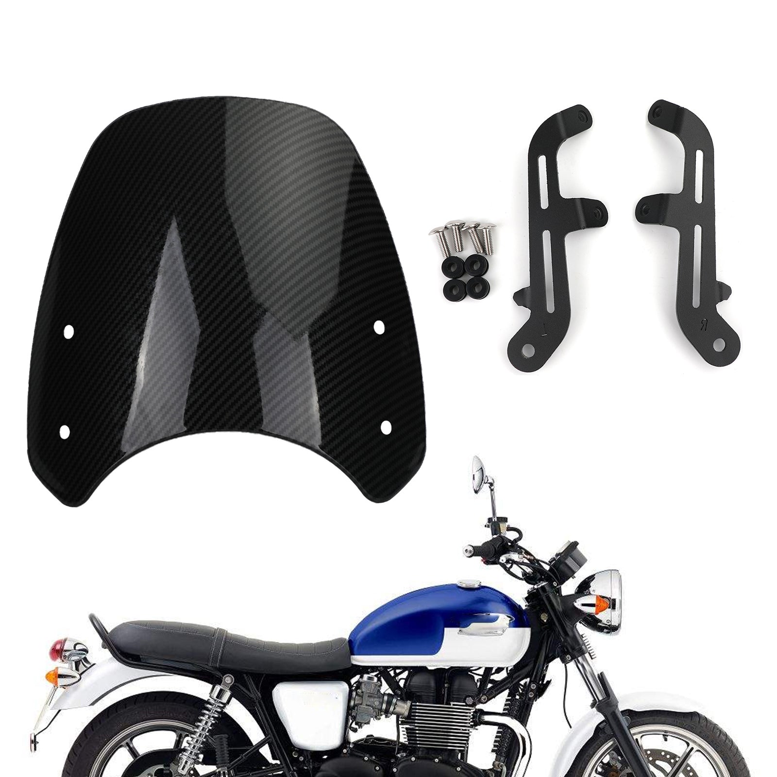 2003-2017 Triumph Bonneville T100 ABS Plastic Motor Windshield WindScreen