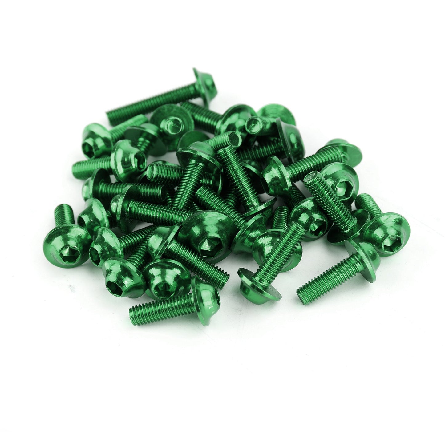 158x Fastener Clip Screw Bolt Kit Motorcycle Sportbike Windscreen Fairing Green