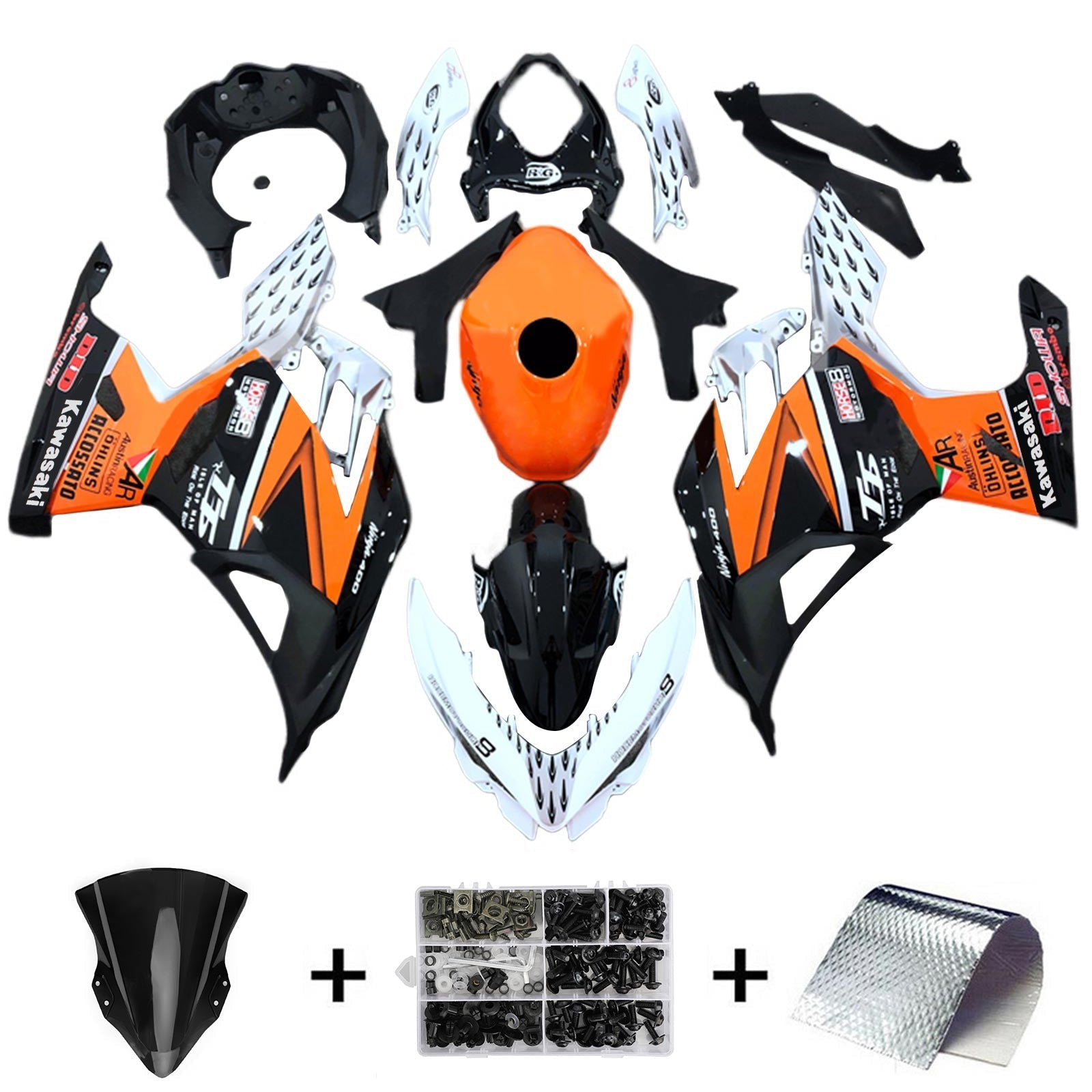 2018-2024 Kawasaki EX400/Ninja400 Fairing Kit