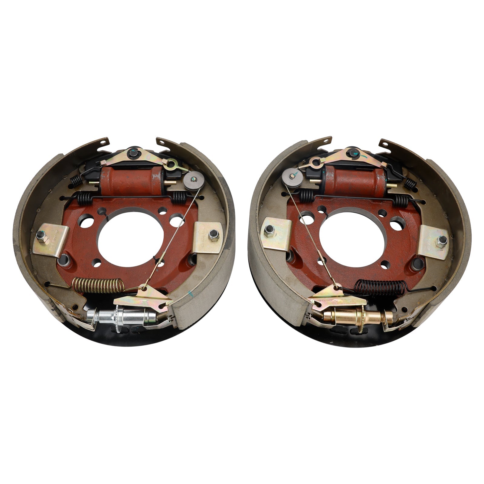 2PCS 12-1/4" X 3-3/8" (12.25" X 3.375") Hydraulic Trailer Brake Assembly