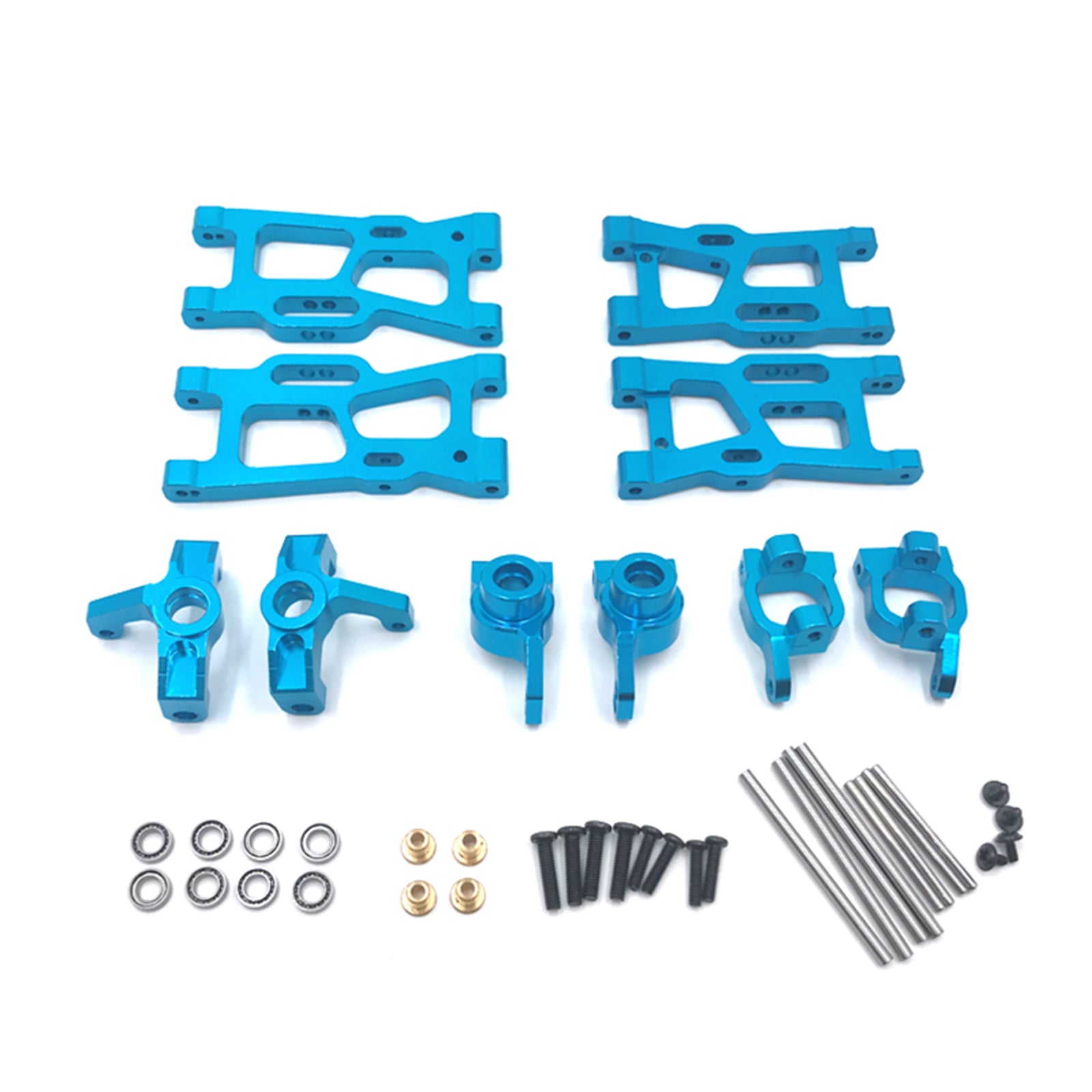 Metal Full Set RC Parts Kit For Wltoys 144001 144002 124016 124017 124018 124019