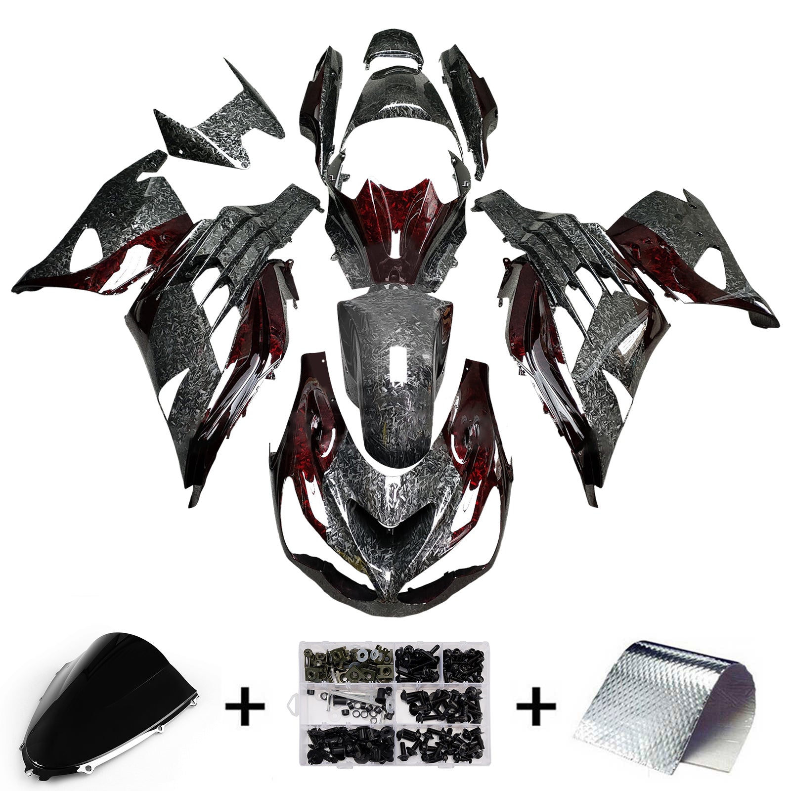 Injection Fairing Kit Bodywork fit For Kawasaki ZX14R ZZR1400 2012-2026