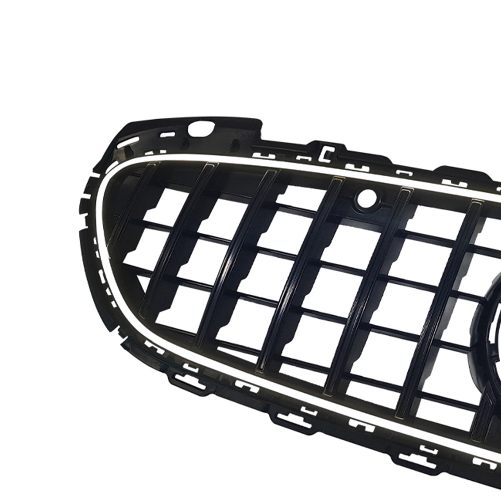2022-2026 Fit Mercedes Benz W206 W/Camera GTR-Style Front Bumper Grille Grill