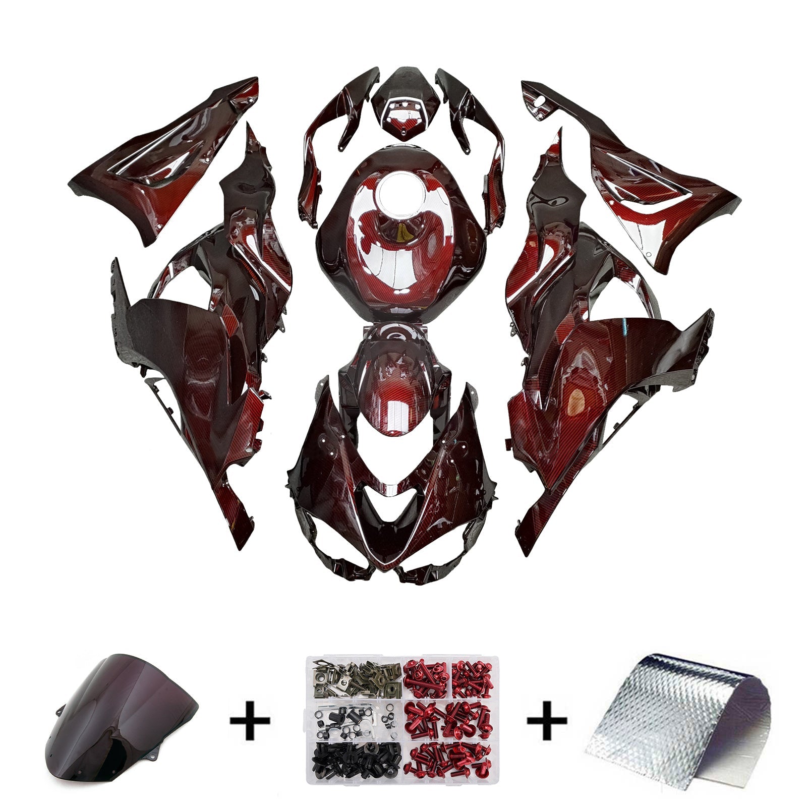 Injection Fairing Kit Bodywork Plastic ABS fit For Kawasaki ZX-6R 2024-2025