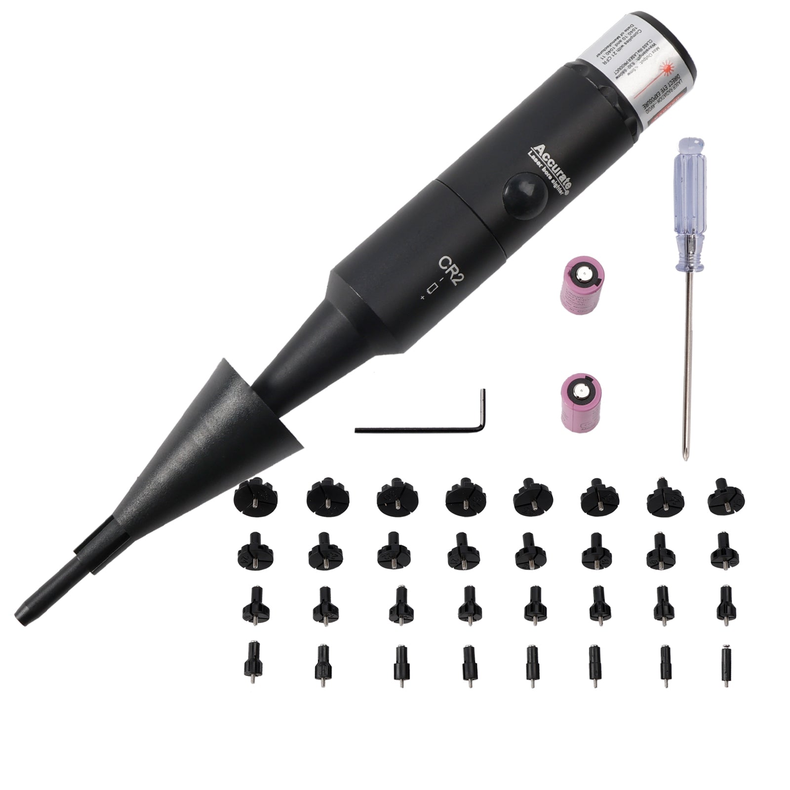 Professional Laser Bore Sight Kit Multiple Caliber Upgraded Red Bore Sighter