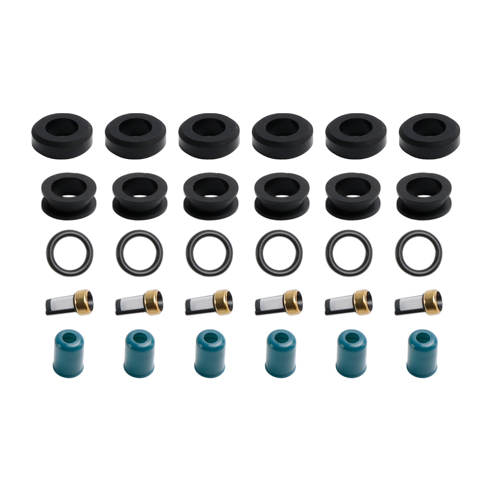 1988-1995 Toyota 3VZE 3.0L Truck Fuel Injector Repair Seal Rebuild Kit