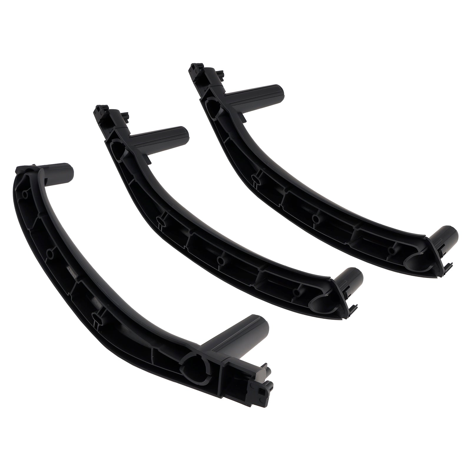 LHD 3PC Interior Door Handle Pull Cover For BMW X5 F15 X6 F16 2014-2018