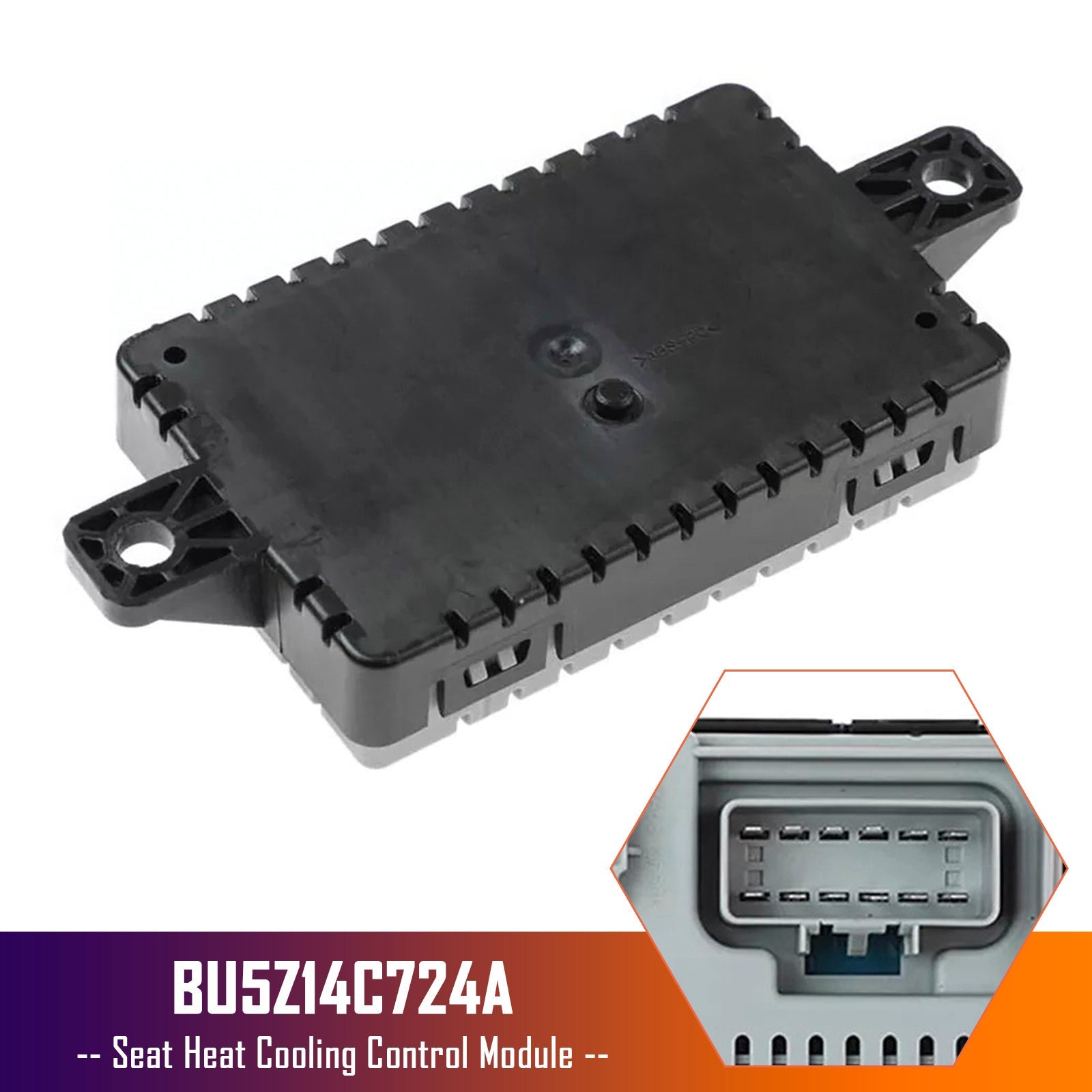 2015-2017 Ford Expedition 3.5L Seat Heat Cooling Control Module U5Z14C724A BU5Z-14C724-A