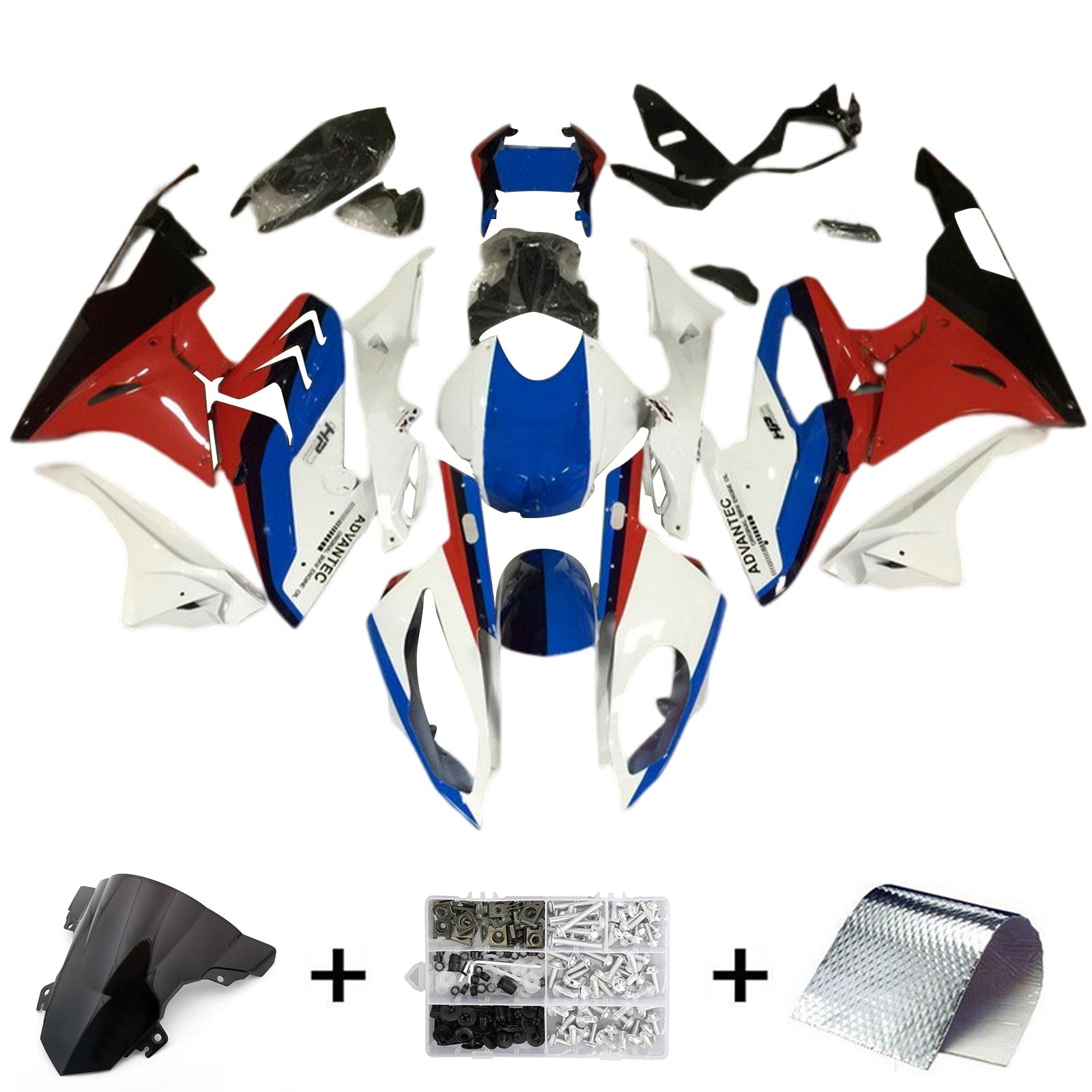 2017-2018 BMW S1000RR Fairing Kit Bodywork Plastic ABS