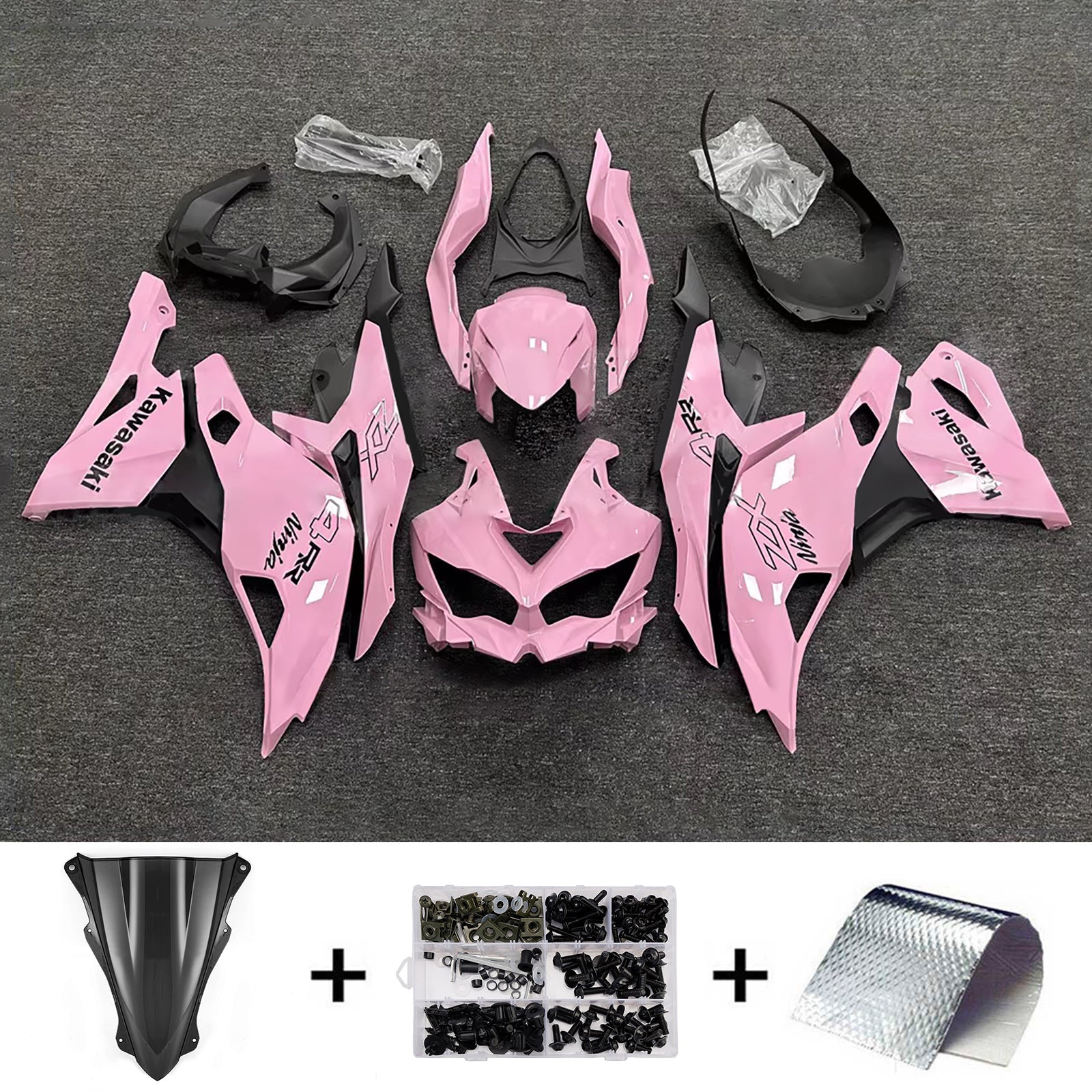 Injection Fairing Kit fit For Kawasaki Ninja ZX-25R ZX-4R ZX-4RR 2019-2025