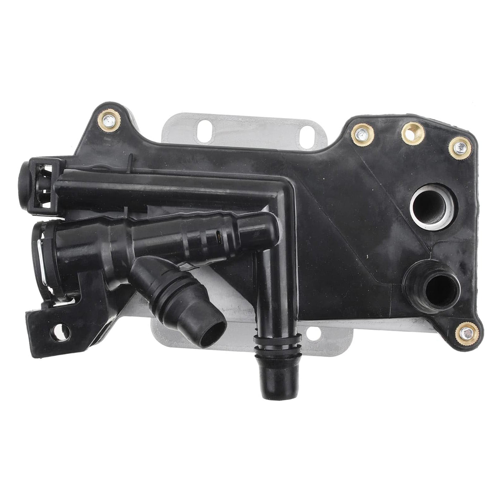 For BMW F10 Series 528i 2012-2016 L4 2.0L Transmission Oil Cooler with Thermostat 17217638582