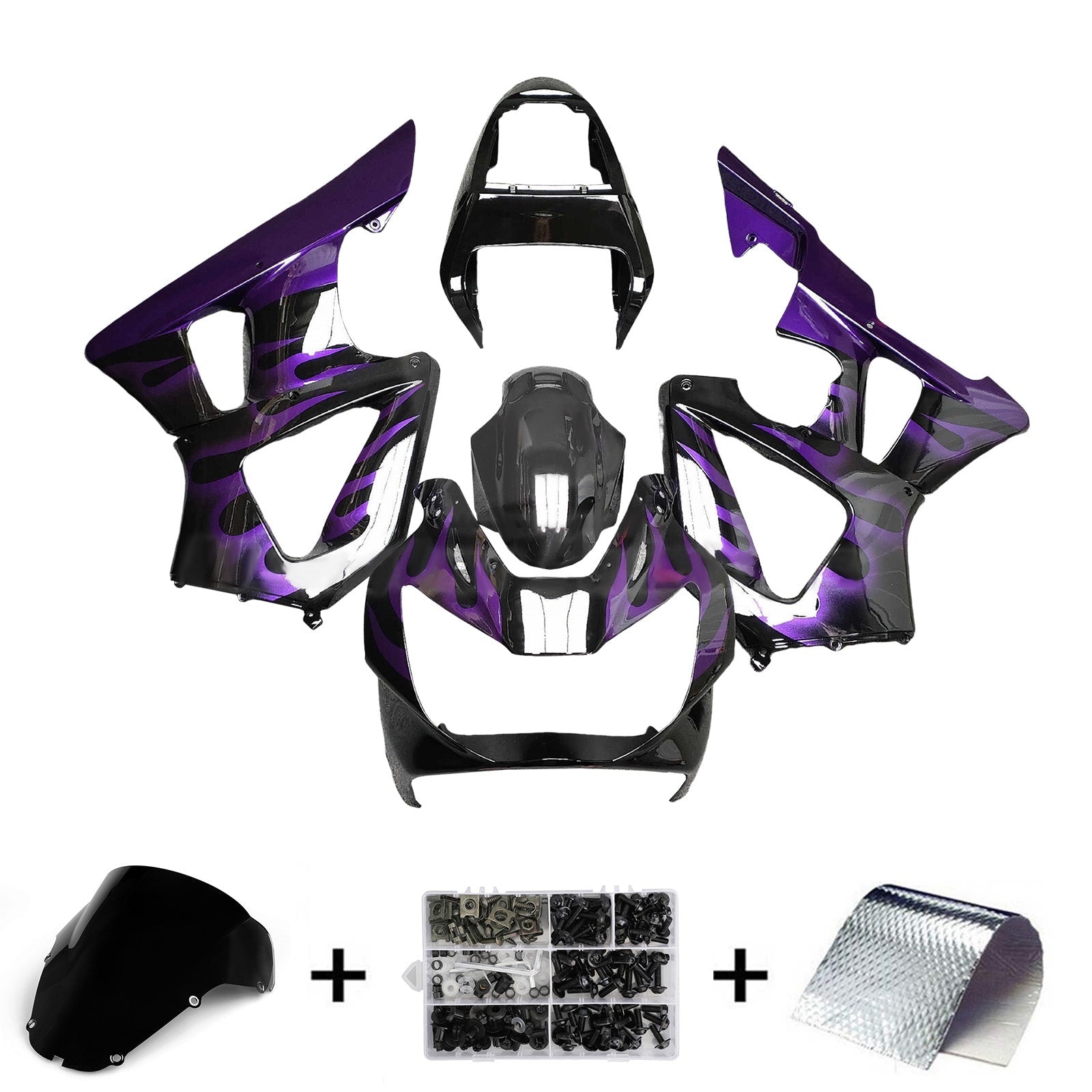 Injection Fairing Kit Bodywork Plastic ABS For Honda CBR929RR 2000-2001