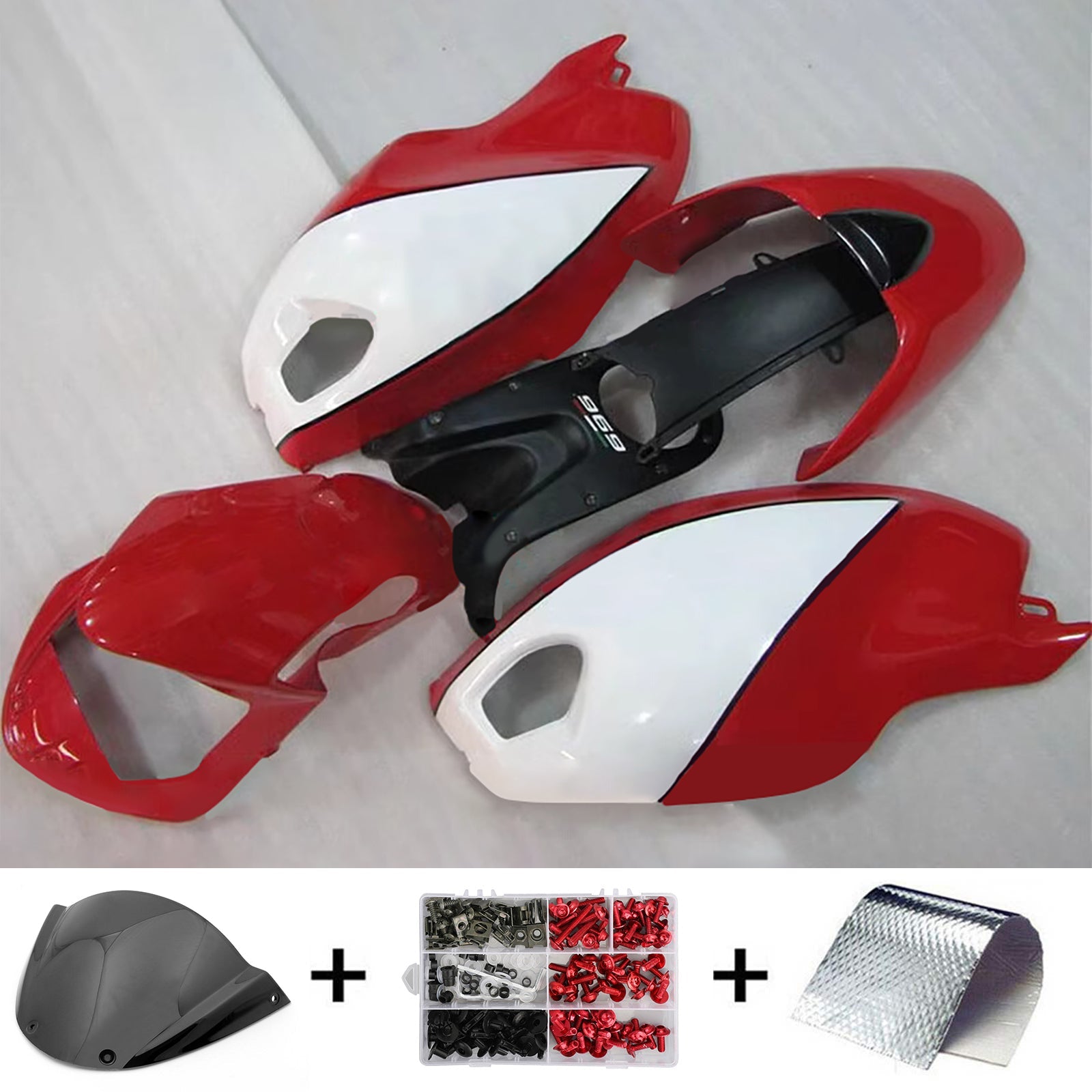All Years Ducati Monster 696 796 1100 S EVO Injection Fairing Kit Bodywork