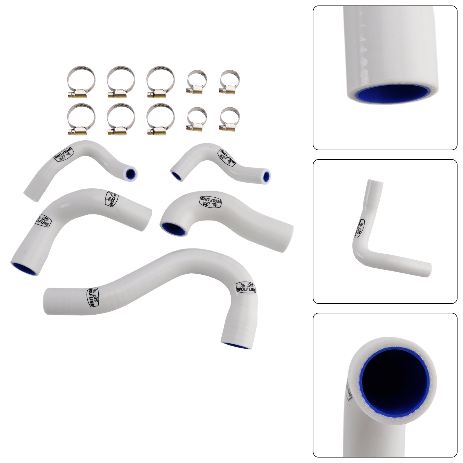 Yamaha MT-09 XSR900 Tracer 9/GT all years Silicone Radiator coolant Hose