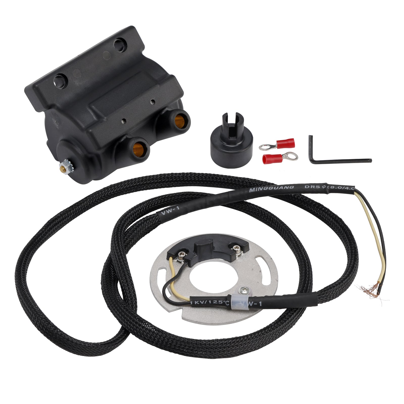 1980-1986 FXWG Wide Glide Complete Ignition Kit - Dual Fire 21-7561