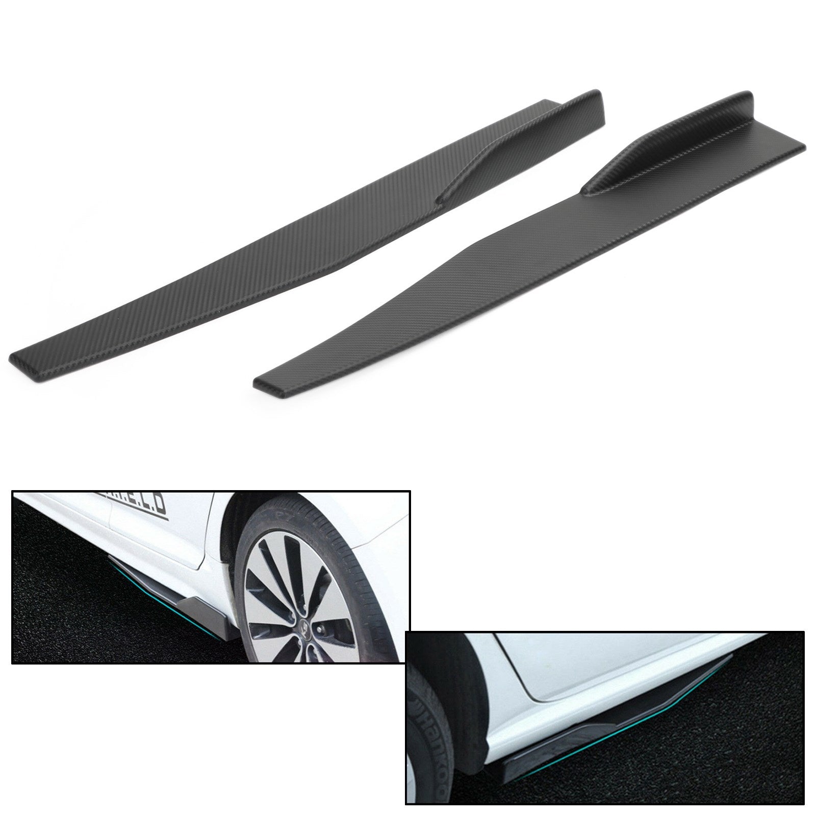 All Models VW Golf MK5 MK6 MK7 CC Passat Jetta Polo Scirocco Pair Car Side Skirts Rocker Splitters Diffuser Winglet Wings