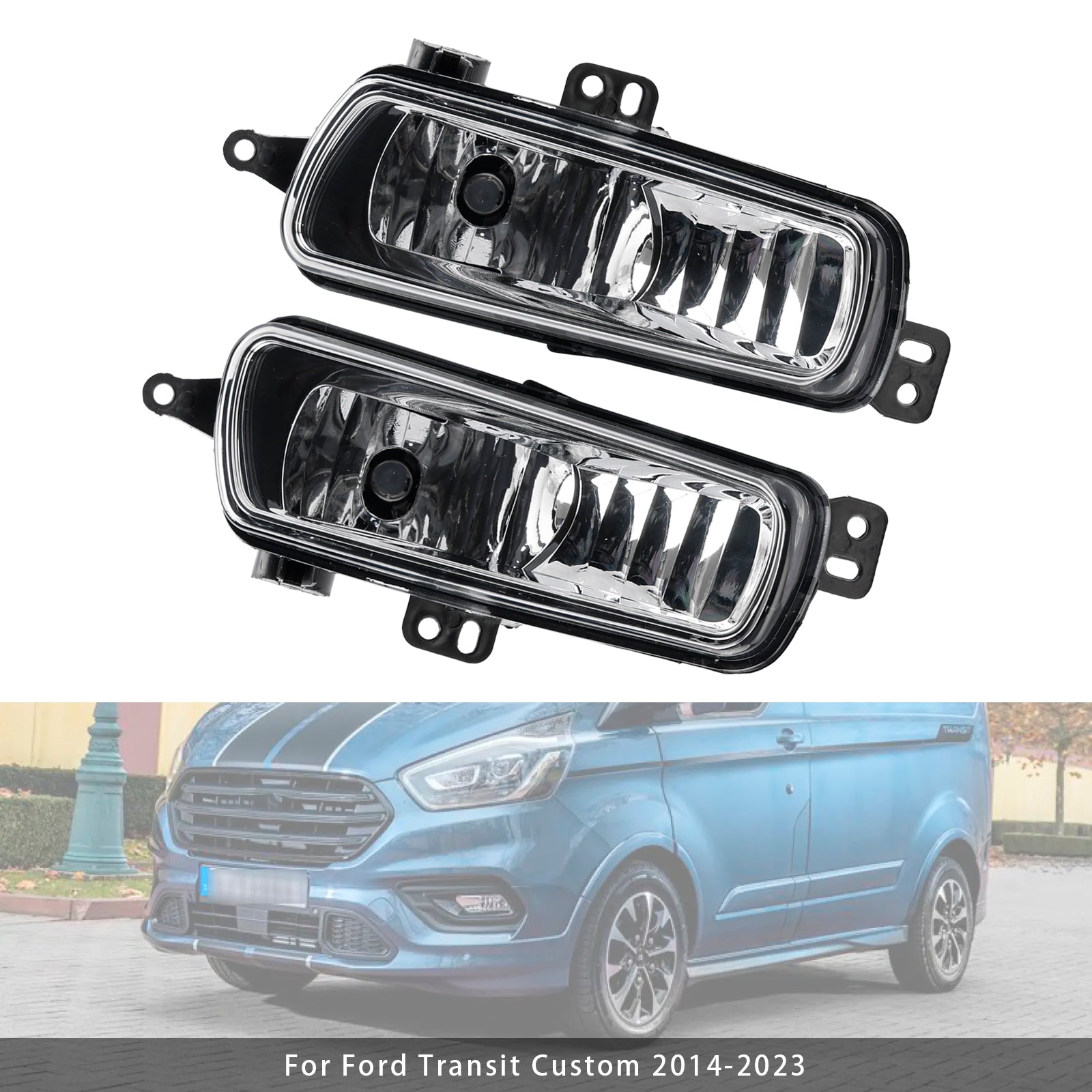 Hatchback & Estate Pair Front Fog Light Lamps With Bulbs 1874688 F1EB-15A255-AB