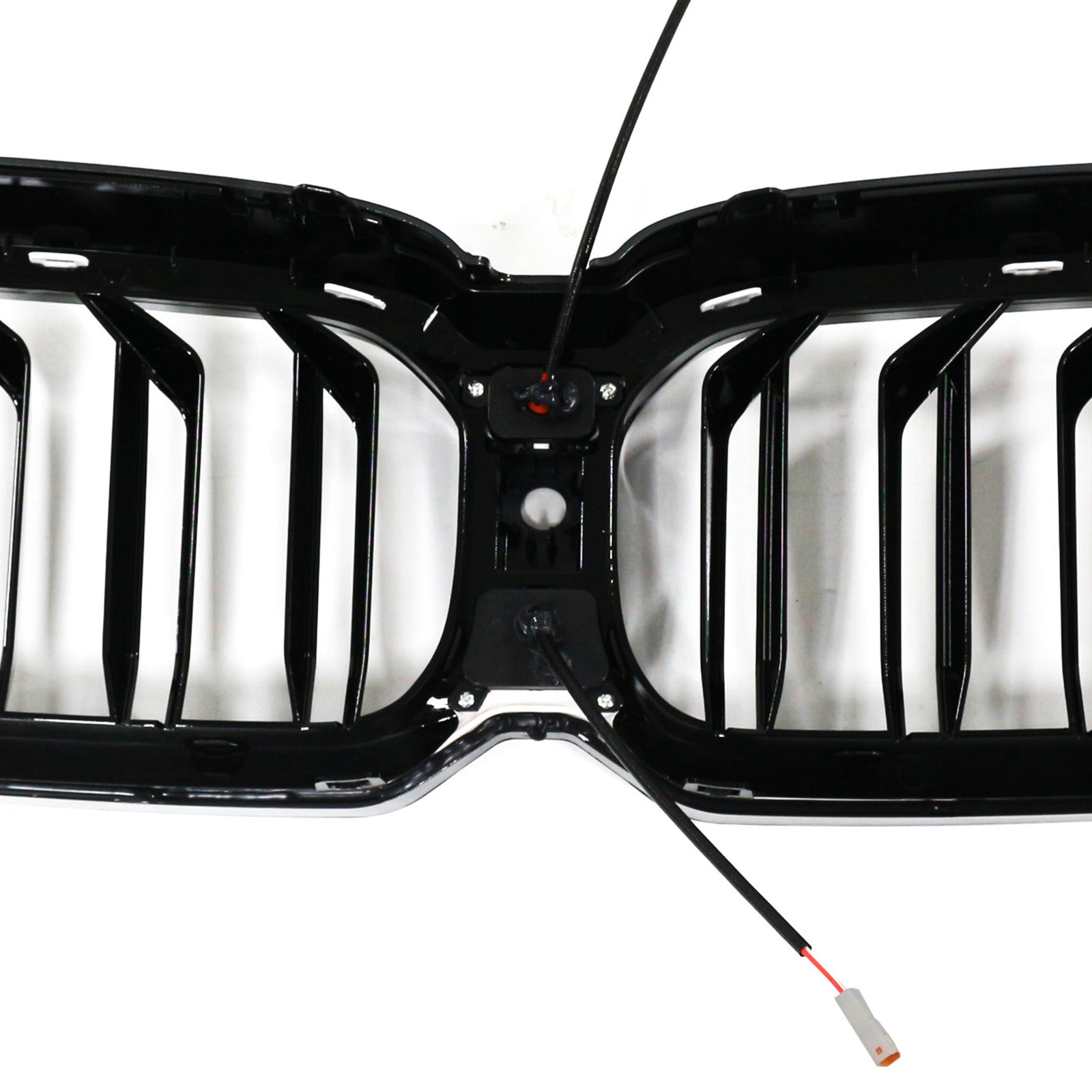 2021-2024 Fit BMW 5 Series G30 G38 Gloss Black Front Kidney Grille Double Slat