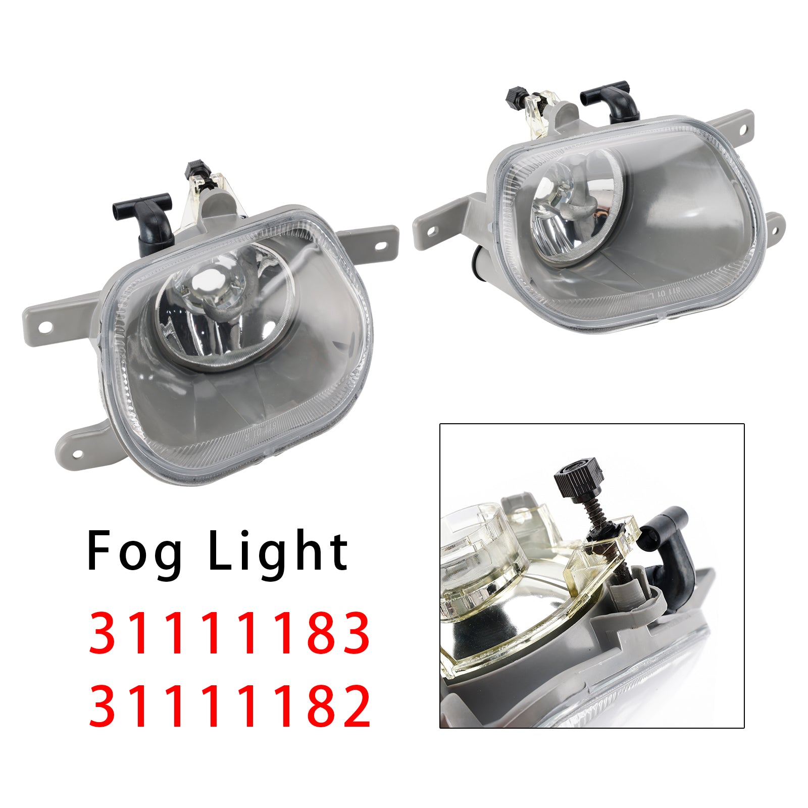 2003-2014 Volvo XC90 I 2.5L 3.2L 4.4L Pair Front Fog Light Lamp 31111183