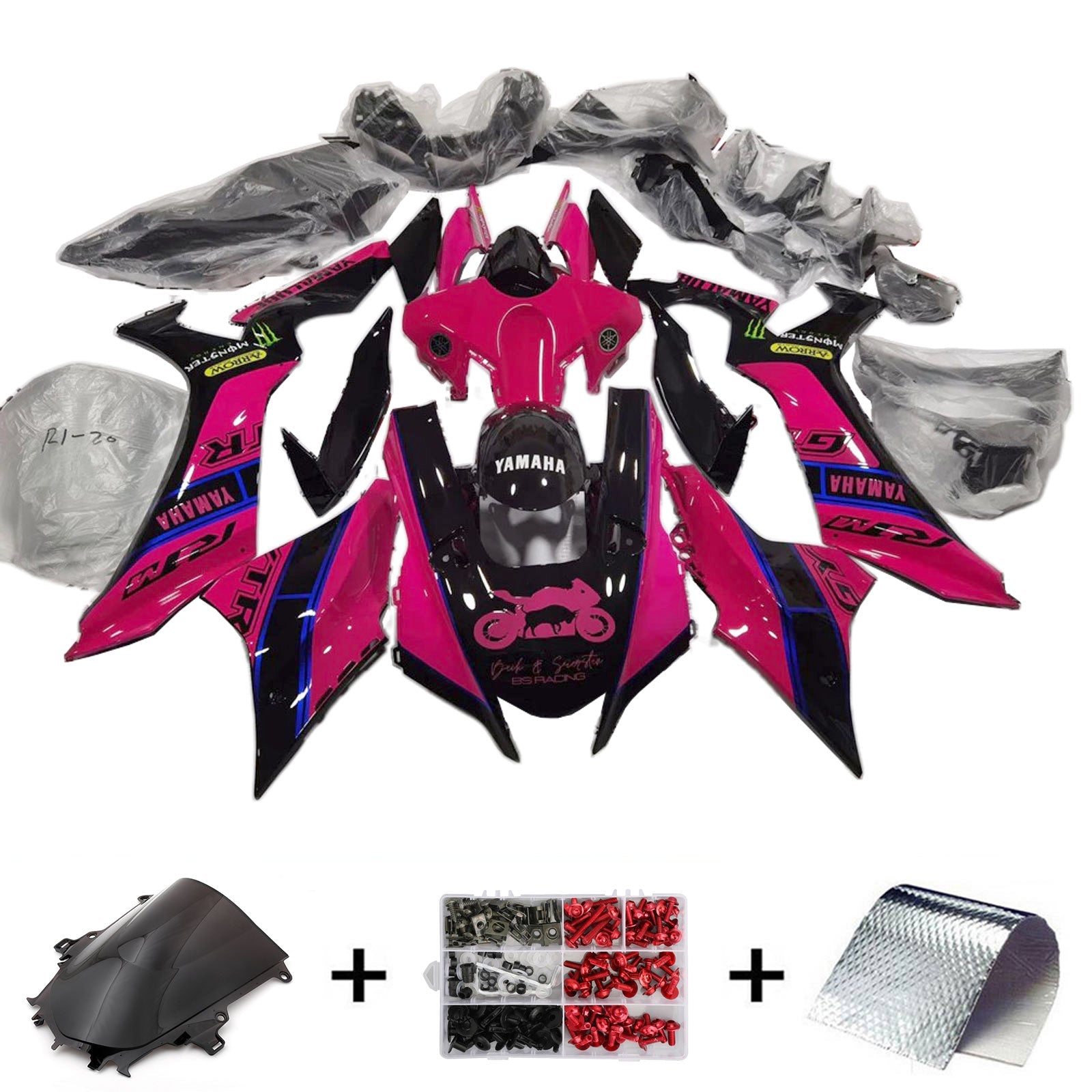 2020-2025 Yamaha YZF R1 Injection Fairing Kit Bodywork Plastic ABS #101