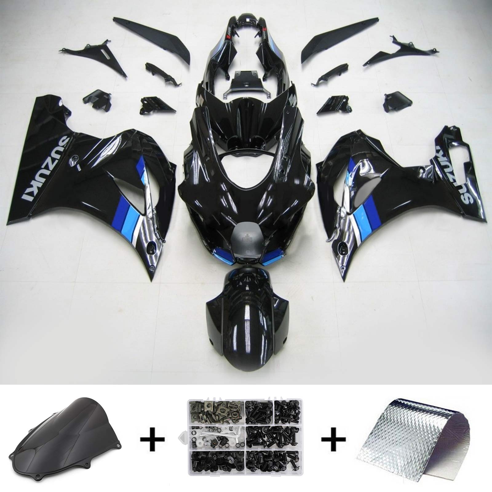 2017-2025 Suzuki GSXR1000 K17 Injection Fairing Kit Bodywork Plastic ABS #101