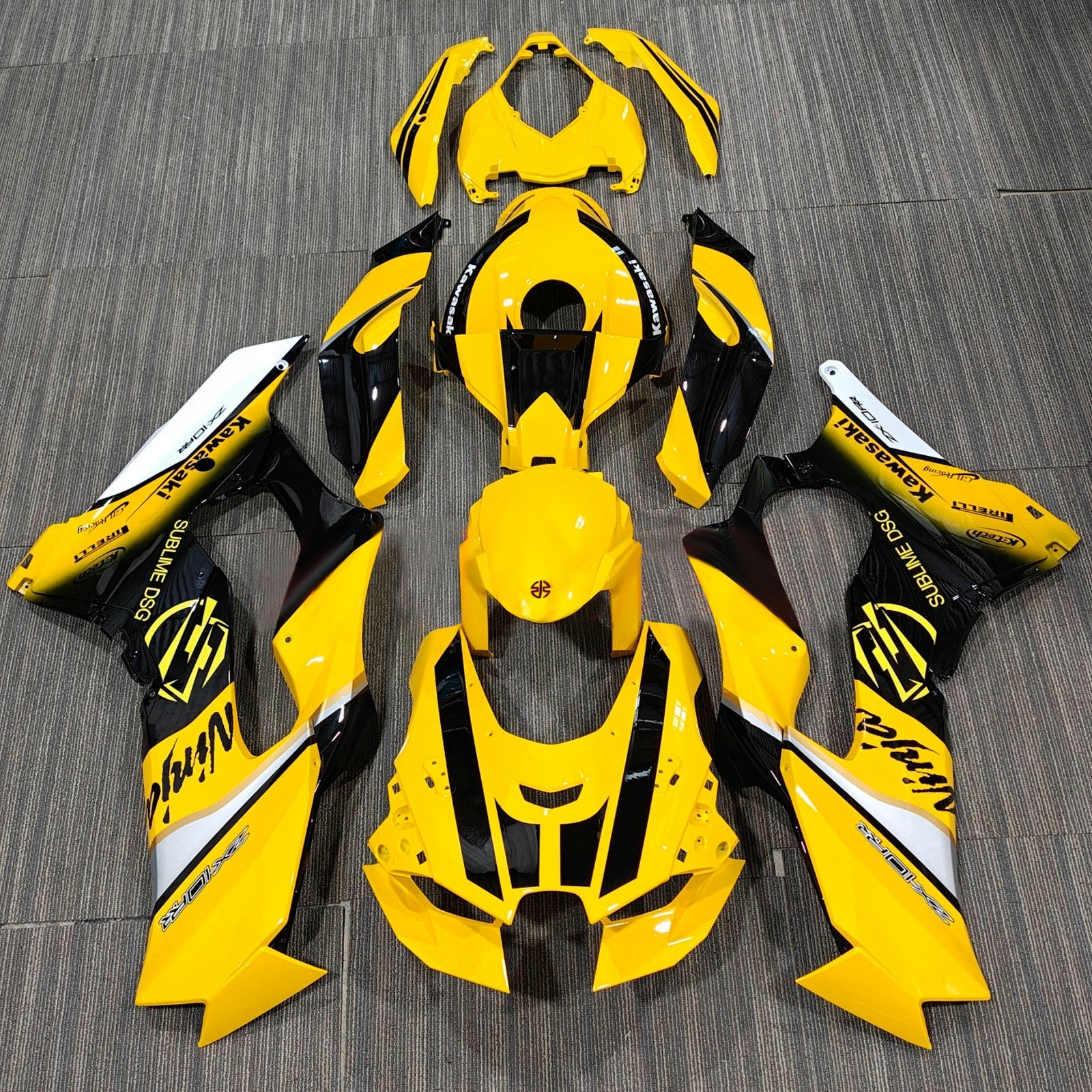 Injection Fairing Kit Bodywork ABS fit For Kawasaki ZX-10R ZX-10RR 2021-2025