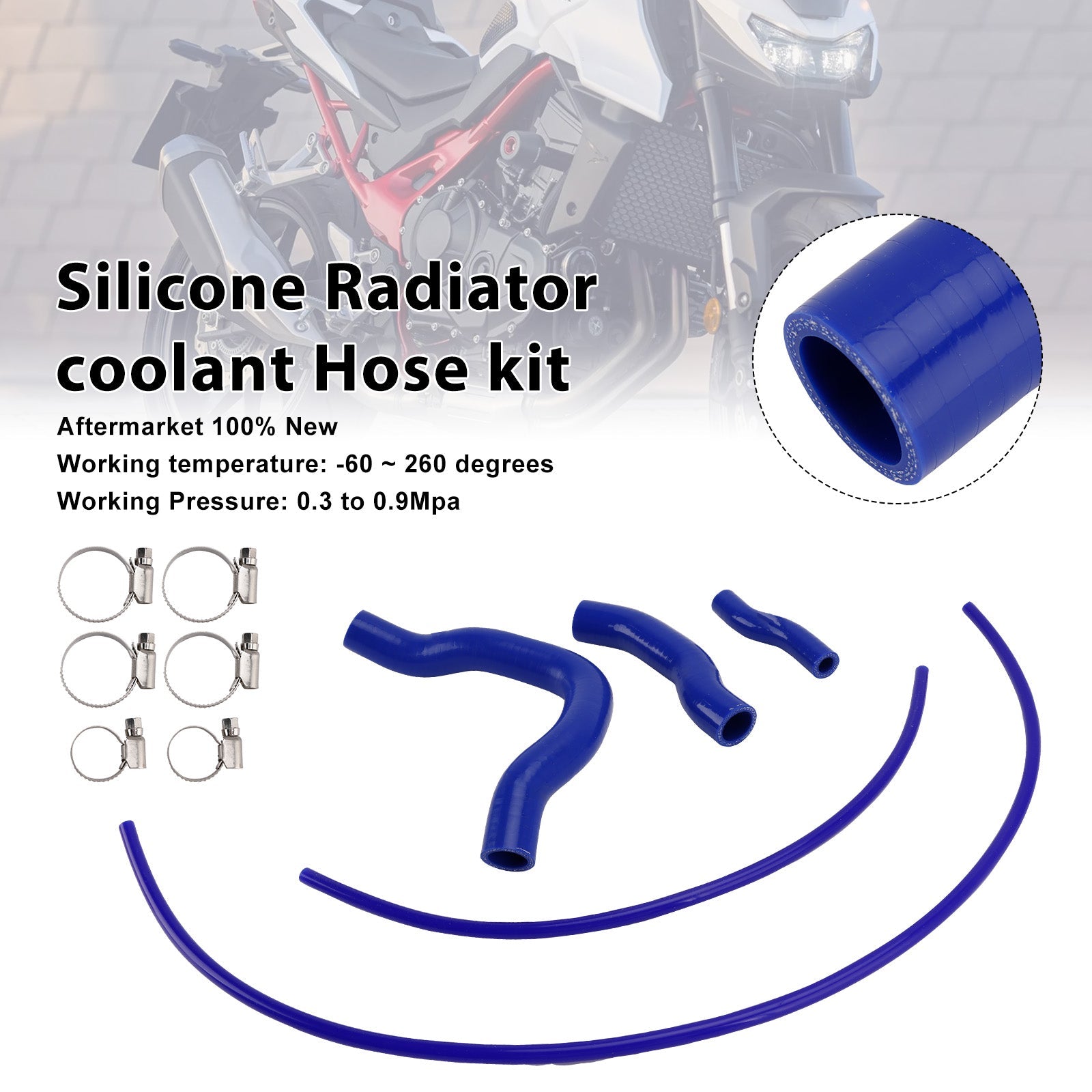 2023-2025 Honda CB750 Hornet Silicone Radiator coolant Hose