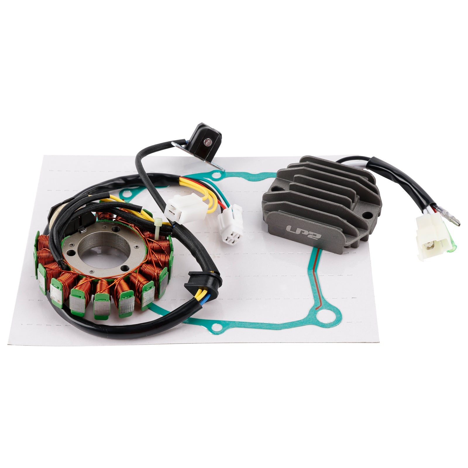 Stator & Regulator Gasket For Yamaha Bear Tracker 250 YFM250 2WD ATV 1999 2000