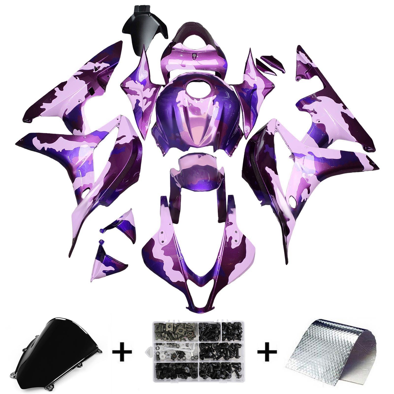 Injection Fairing Kit Bodywork Plastic ABS For Honda CBR600RR 2007-2008 F5