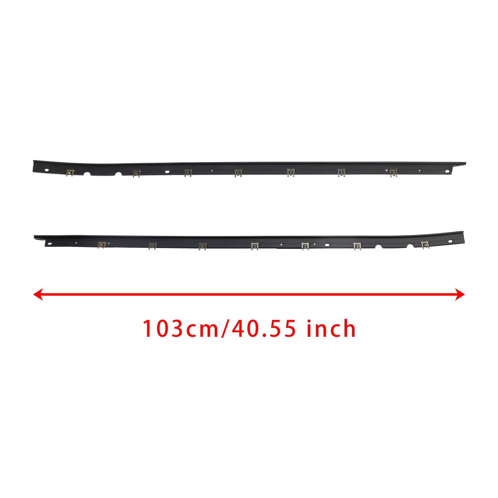 1984-1996 C4 Corvettes Driver + Passenger Sides Door Panel Outer Window Seals