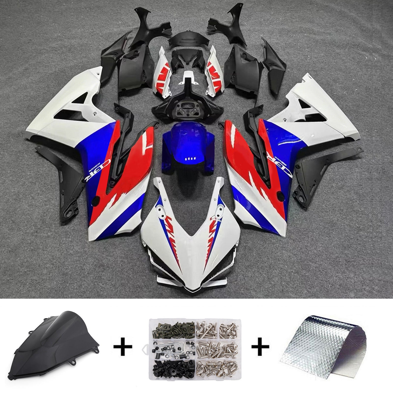Injection Fairing Kit Bodywork Plastic ABS For Honda CBR650R 2024-2026