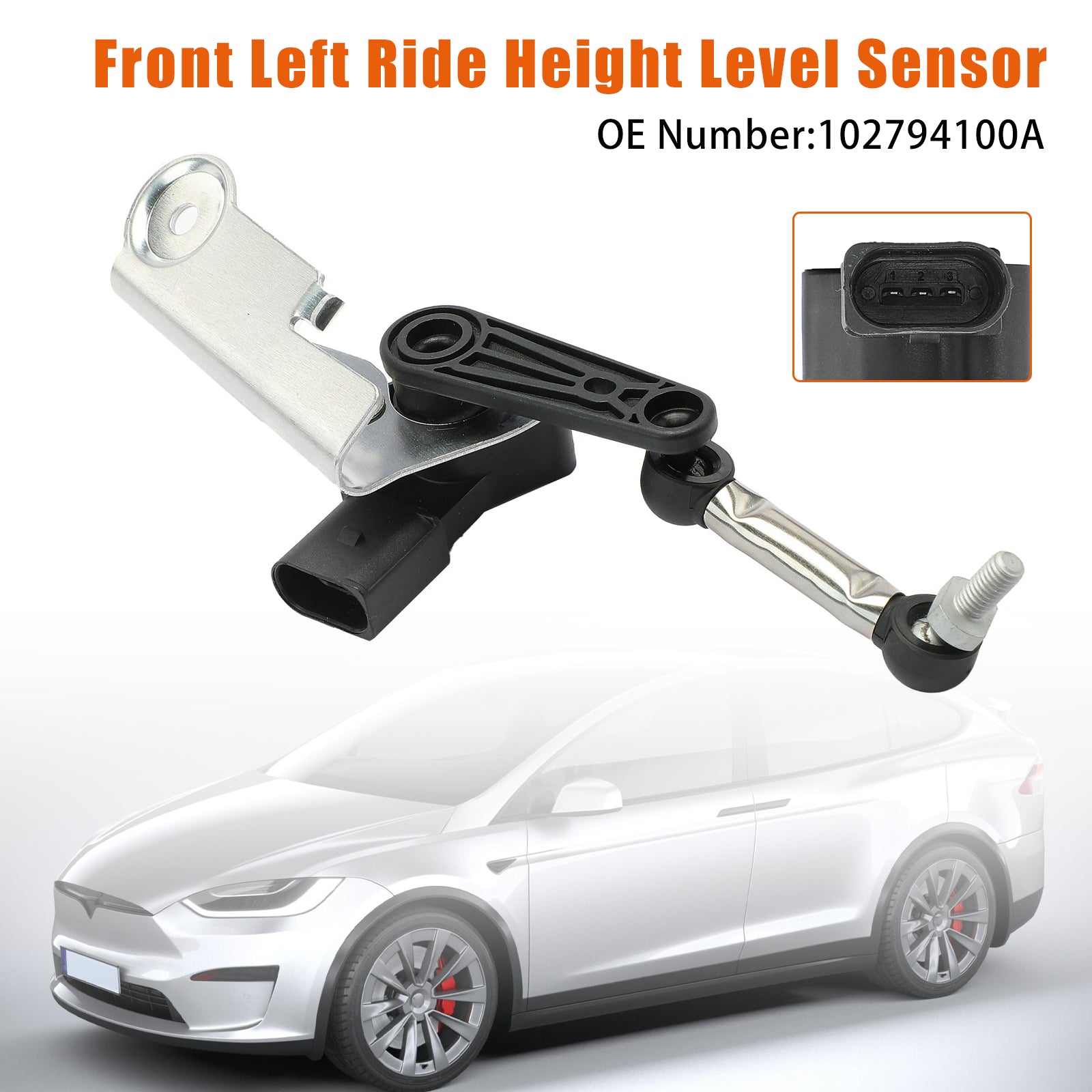 Front Left Ride Height Level Sensor for Tesla Model S 2012-2021 Model X 16-21