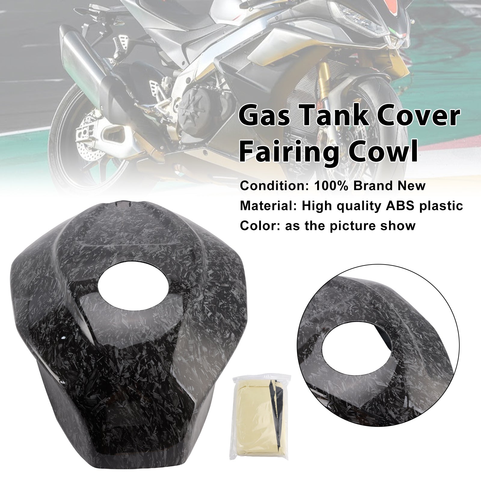 2021-2024 Aprilia RSV4 Gas Tank Cover Trim Fairing Cowl