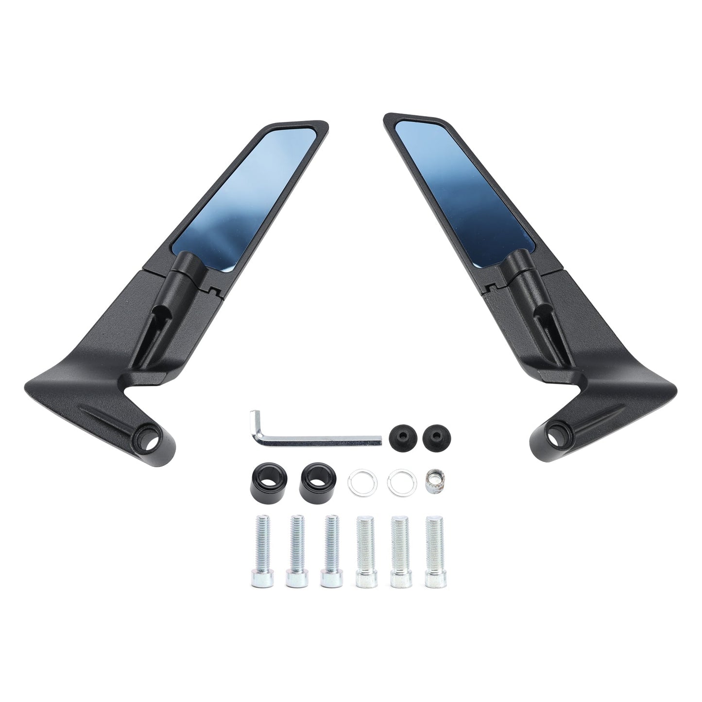 19-22 Ducati Scrambler 800 Icon 1100 Special Sport Winglet Mirrors Pair Universal