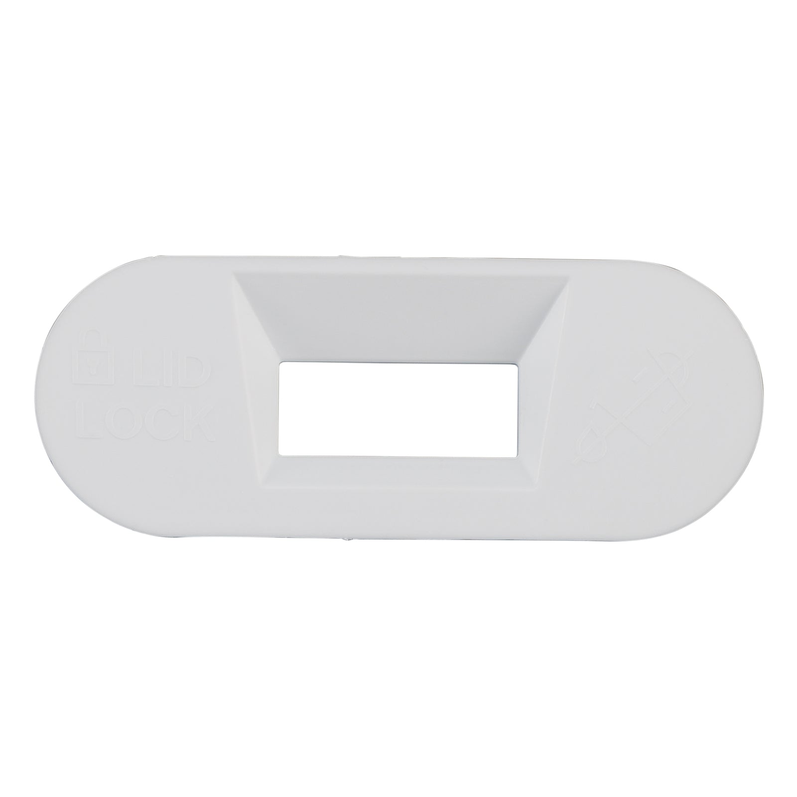 W11545554 Washer Lid Lock Bezel White