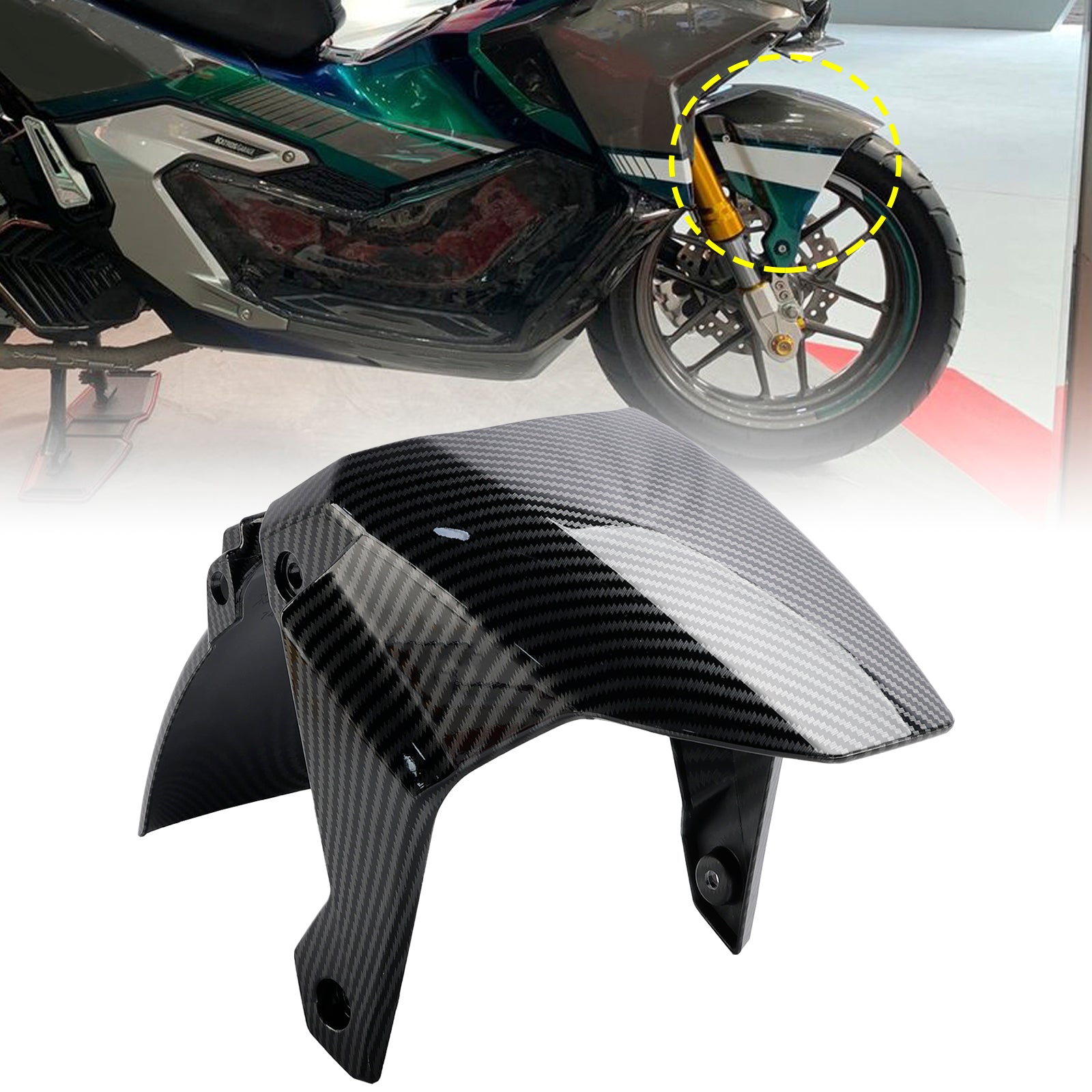 2023-2024 Honda ADV 160 Front Fender Mudguard Fairing Cowl