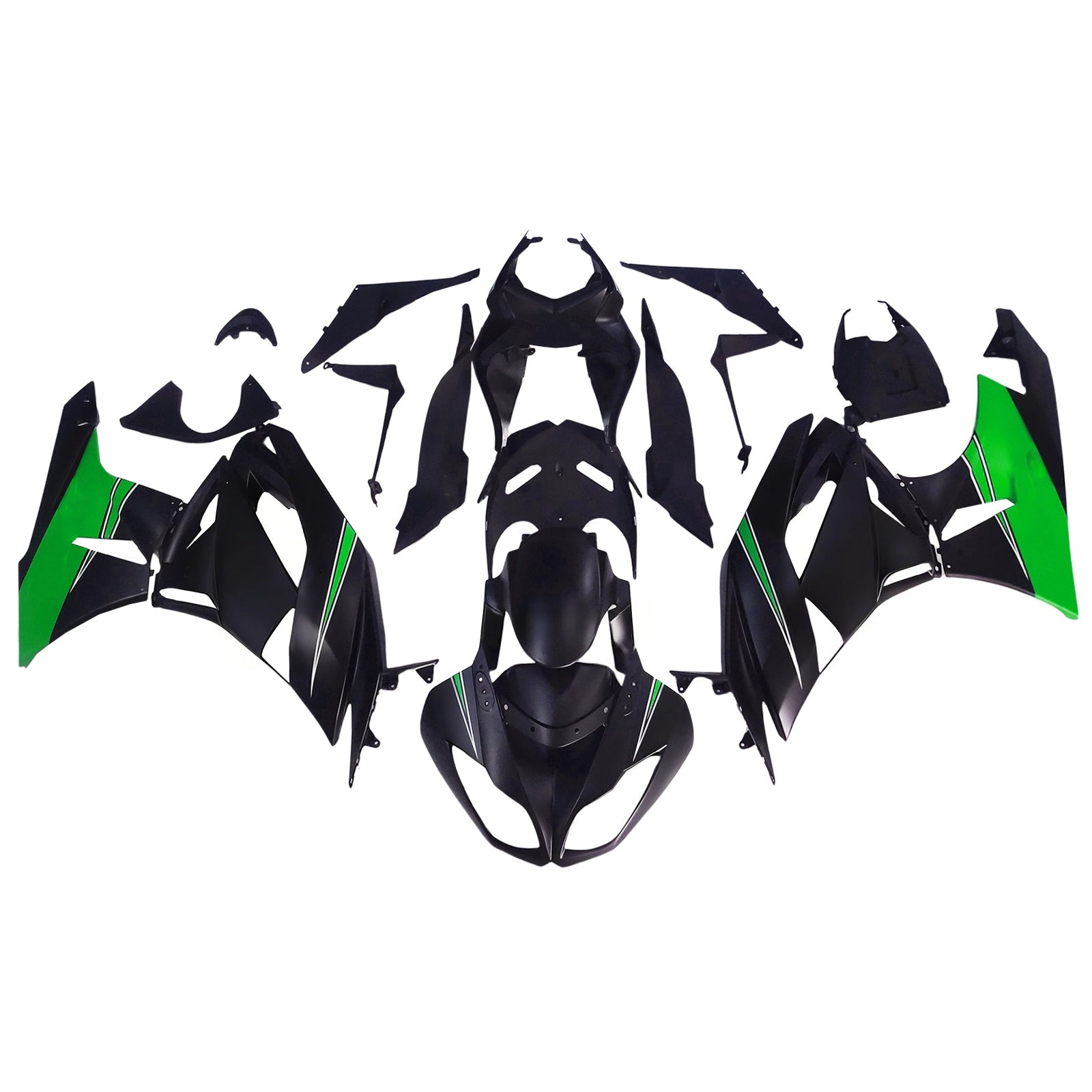Injection Fairing Kit Bodywork Plastic ABS fit For Kawasaki ZX6R 636 2009-2012