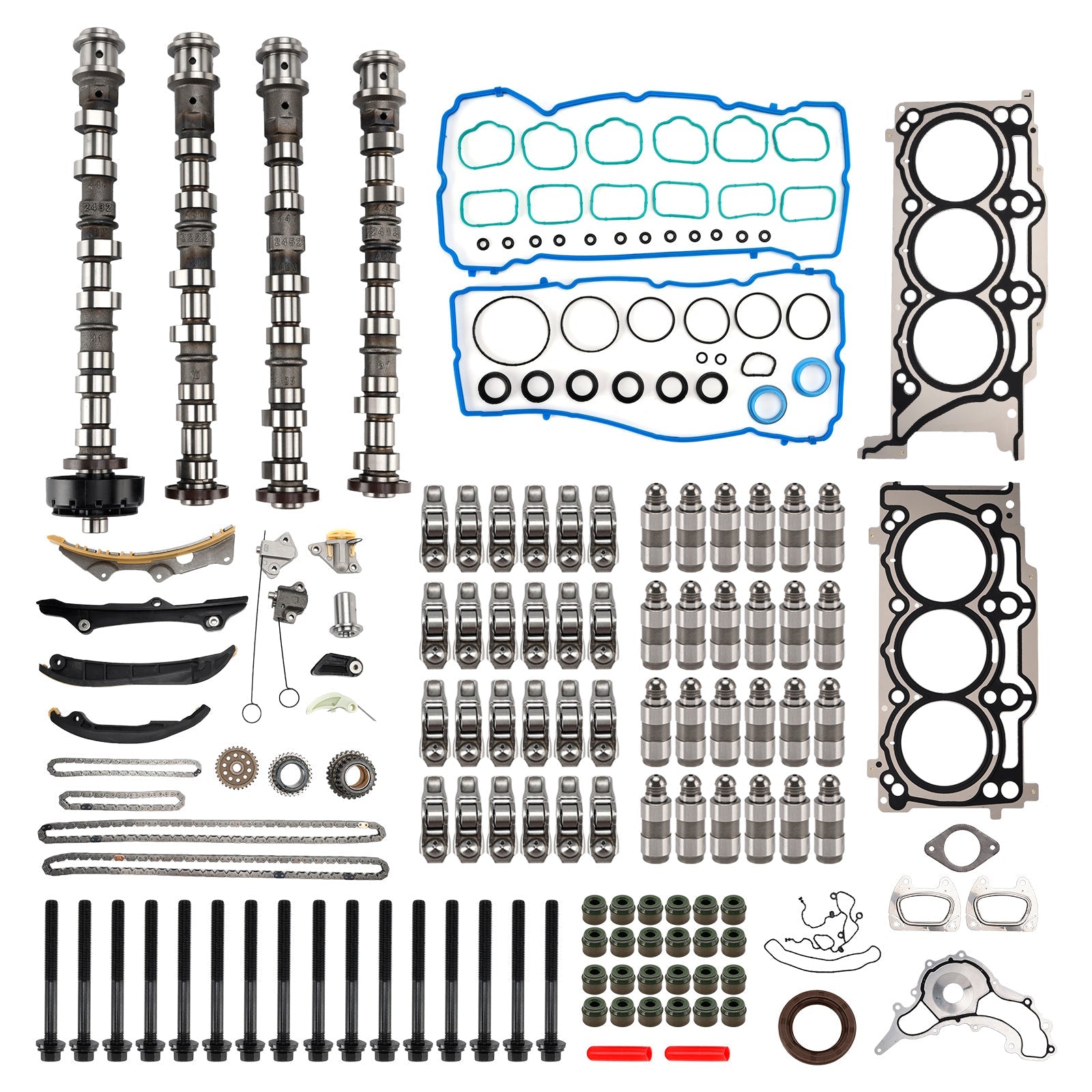 2011-2016 Dodge Challenger 3.6L V6 Engine Camshafts Rockers Lifters Timing Chain