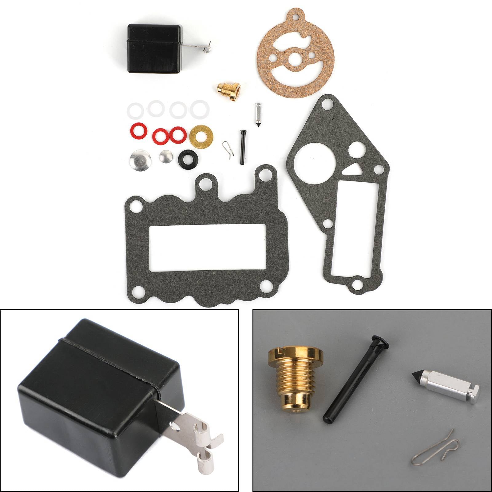 Areyourshop Carburetor Carb Kit Rebuild for Johnson Evinrude 1964-1973 9.5 HP 382048 765630