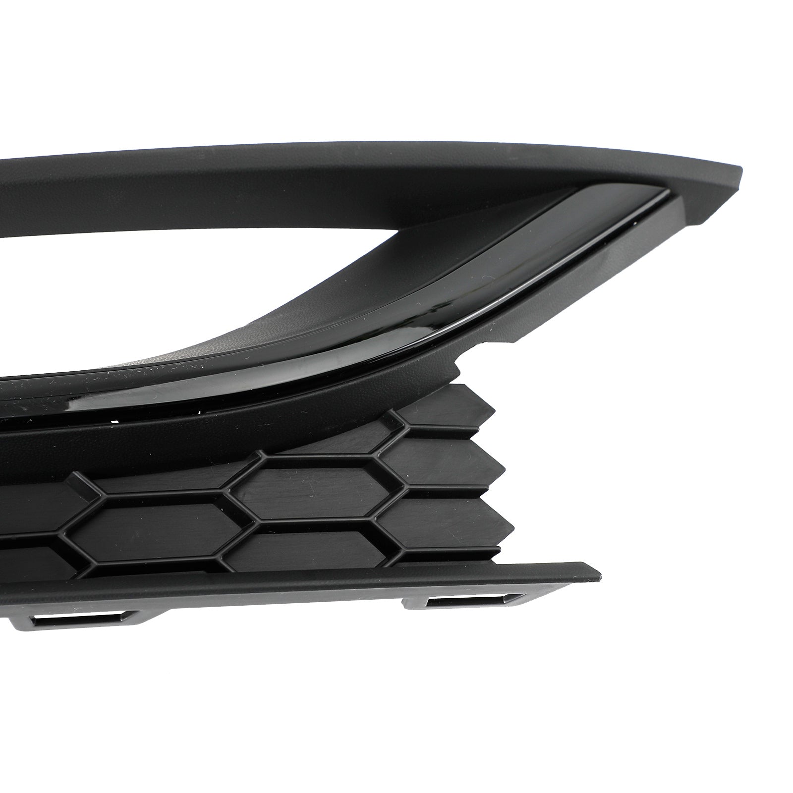 2012-2015 VW Passat 2PCS Front Honeycomb Driving Fog Light Cover Black