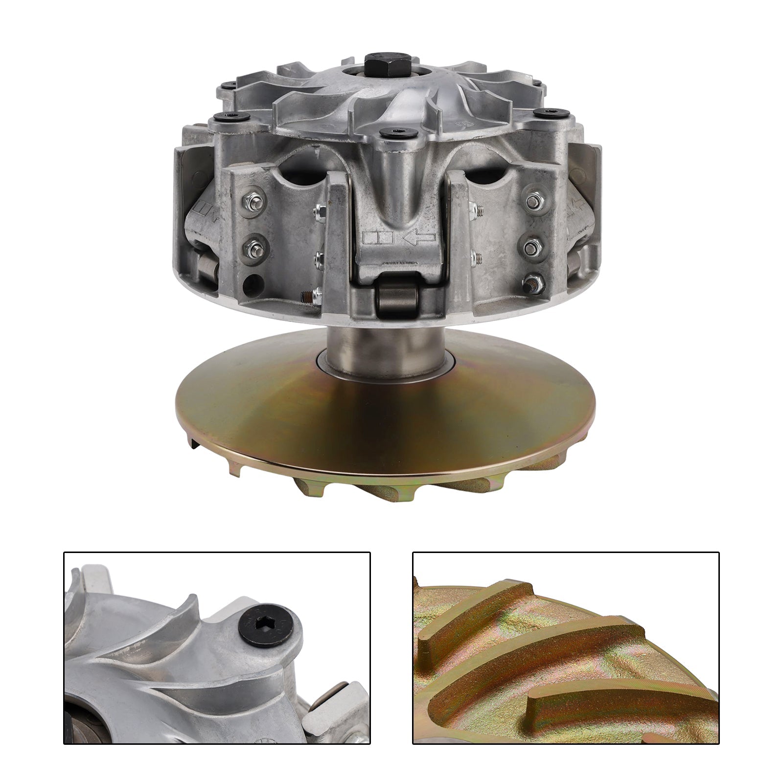 Front Clutch Variator Pulley 420864910 For Can-Am Maverick Max 1000 Turbo 2015-2017