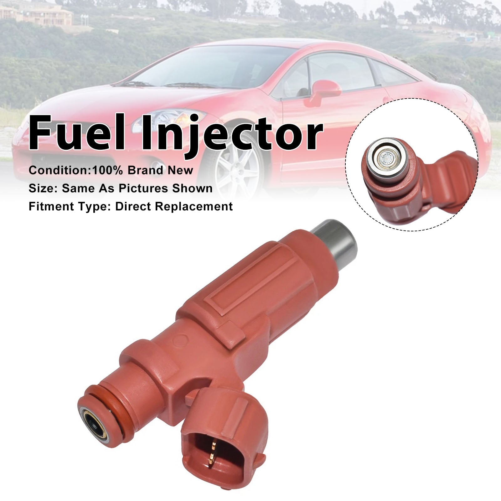 1Pcs Fuel Injector For Mitsubishi Eclipse 06-12 Endeavor 2004-2010 HDB305F