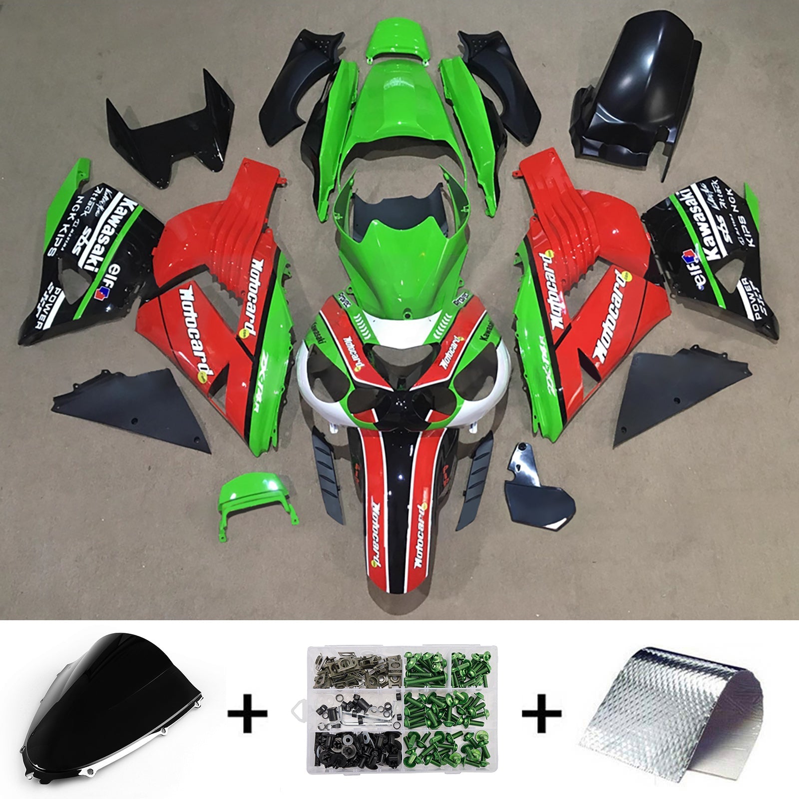 Injection Fairing Kit Bodywork fit For Kawasaki ZX14R ZZR1400 2012-2026