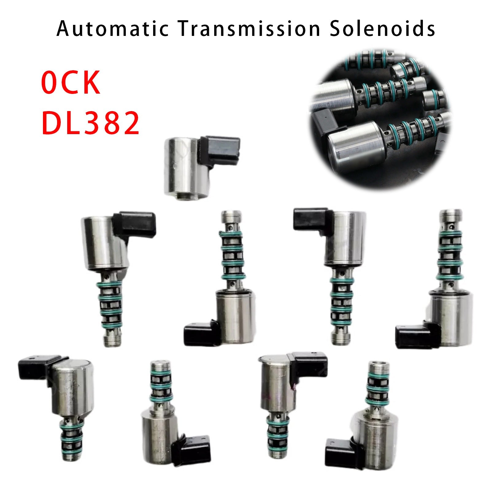 0CK DL382 2013-UP A7 9PCS Automatic Transmission Solenoid Kit