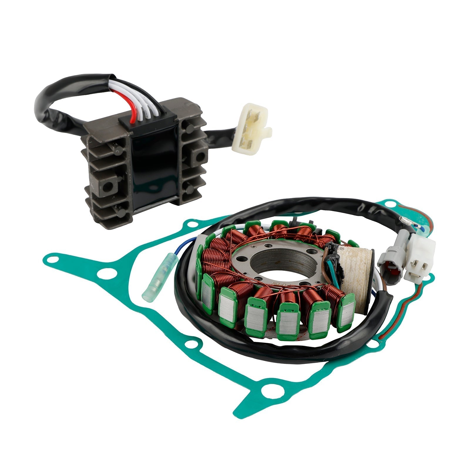 1997-2000 Yamaha SR125 SR 125 Generator Stator Regulator & Gasket 4WP-85510-00 4WP-81960-01