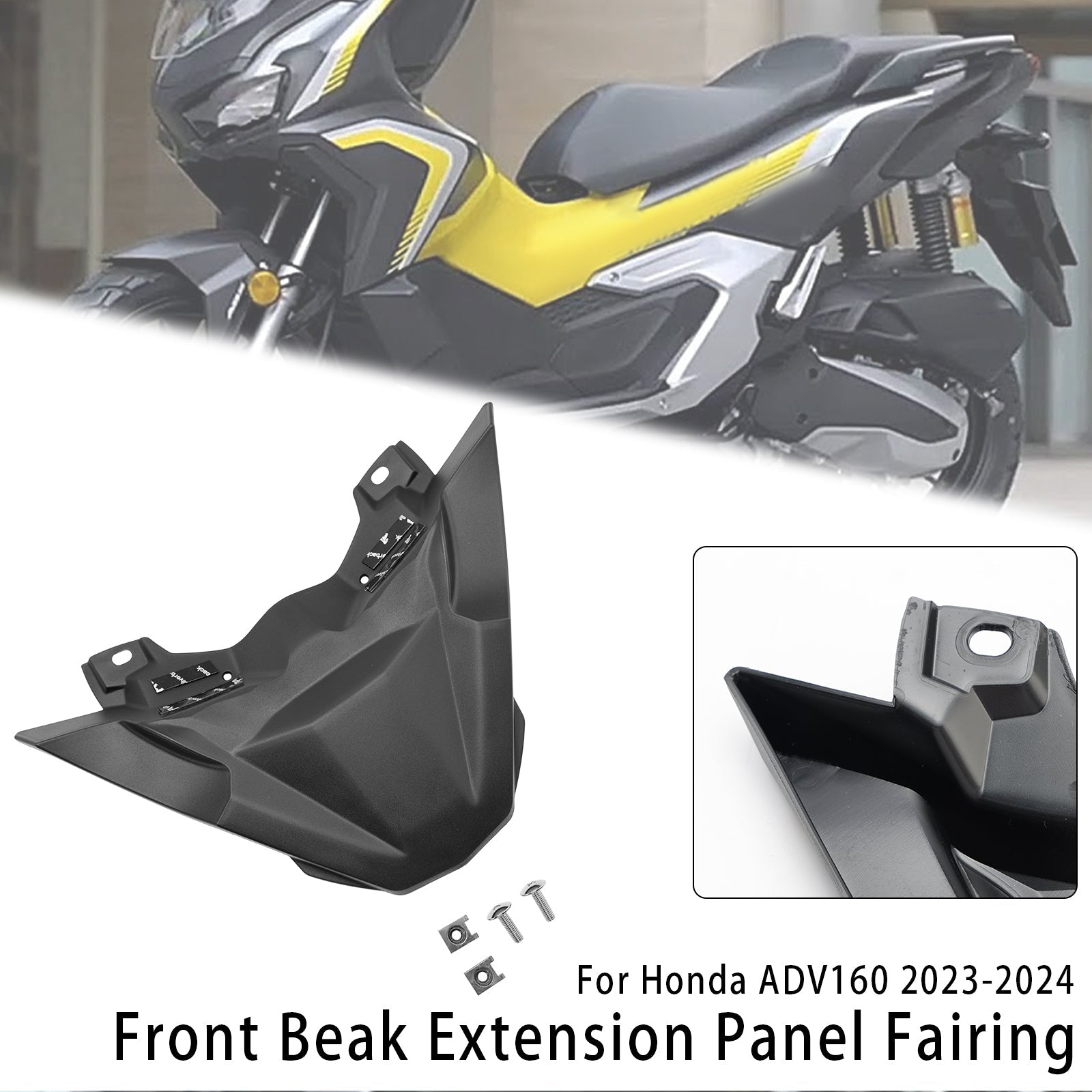 2023-2024 Honda ADV 160 Front Beak Extension Nose Panel Fairing