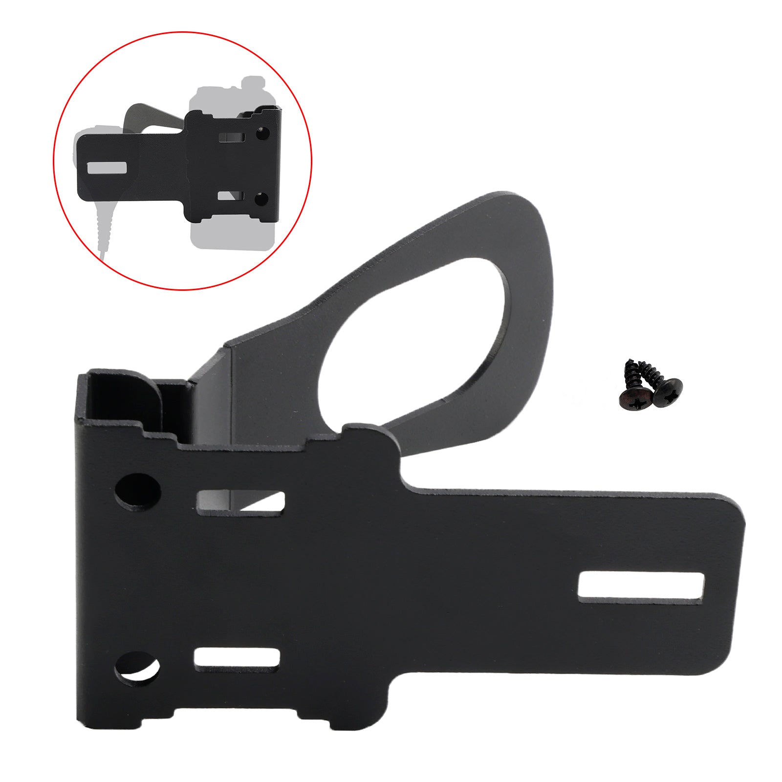 Handheld Radio Grab Bar Mount Mic Mount Bracket Fit for Wrangler JK and JL