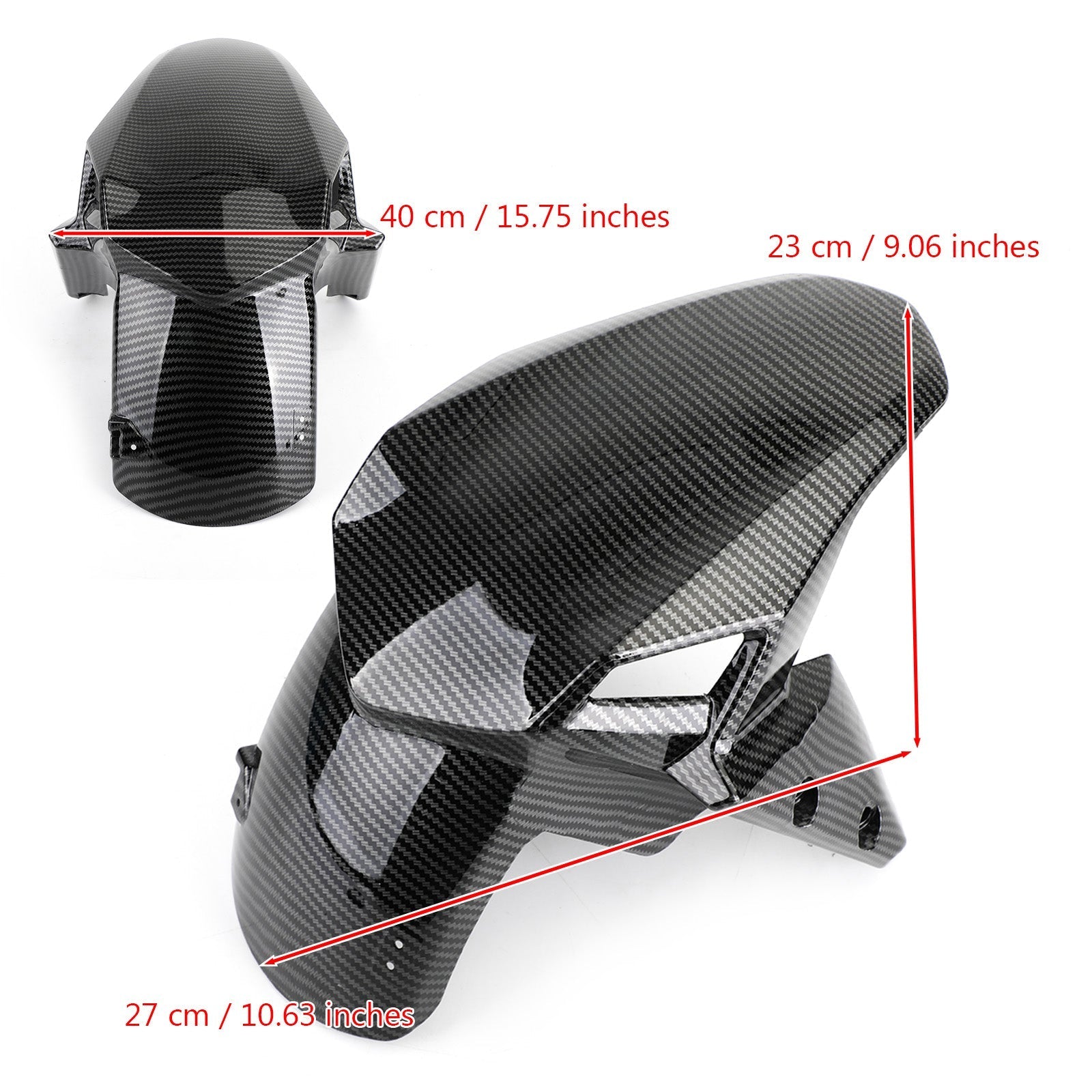 2017-2023 KAWASAKI Z900 Motorcycle Front Fender Tire Hugger Mudguard Carbon Generic