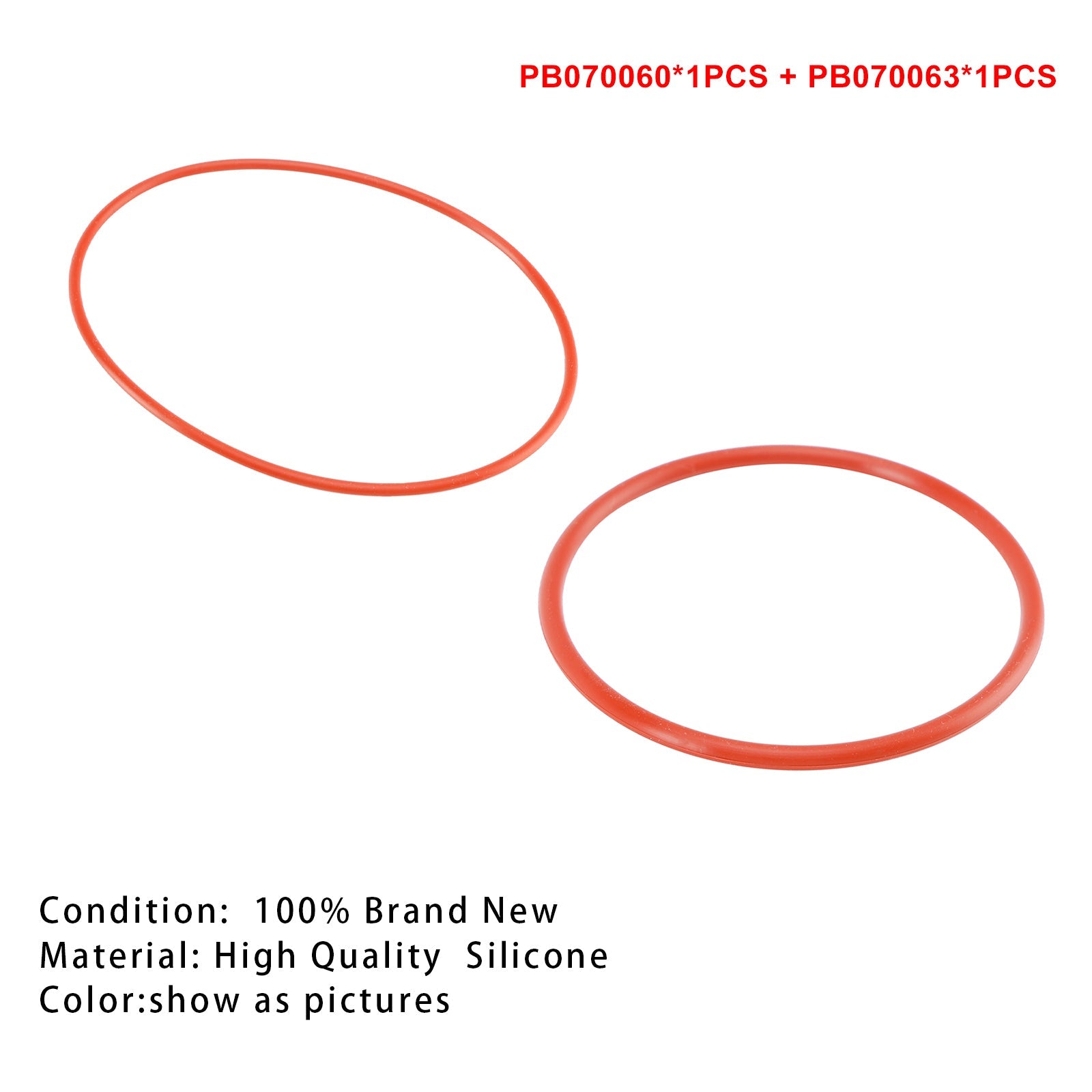PB070060 (A)、 PB070063 (D) O-Ring Set For Burner Base 2PCS