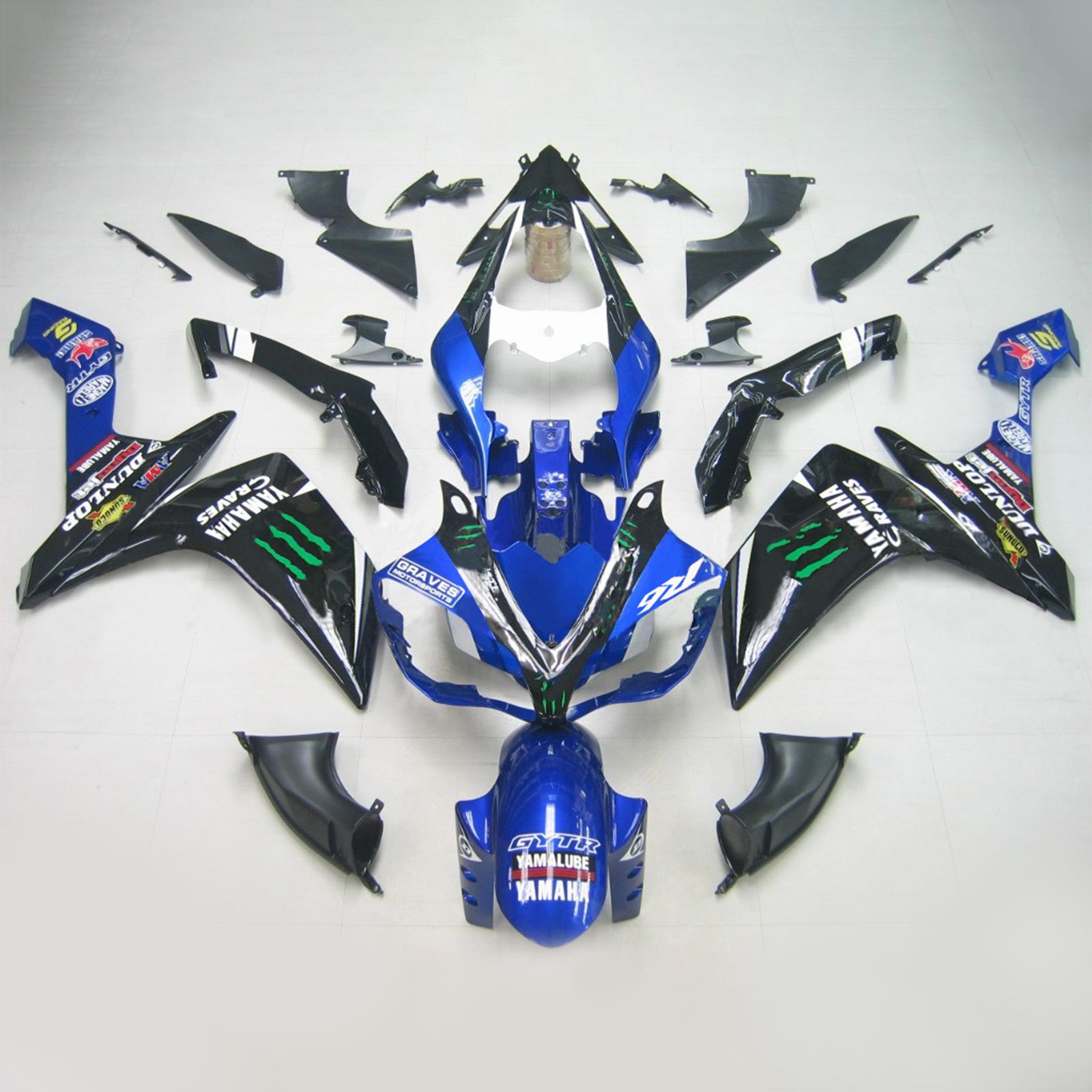 2007-2008 Yamaha YZF 1000 R1 Fairing Kit Generic